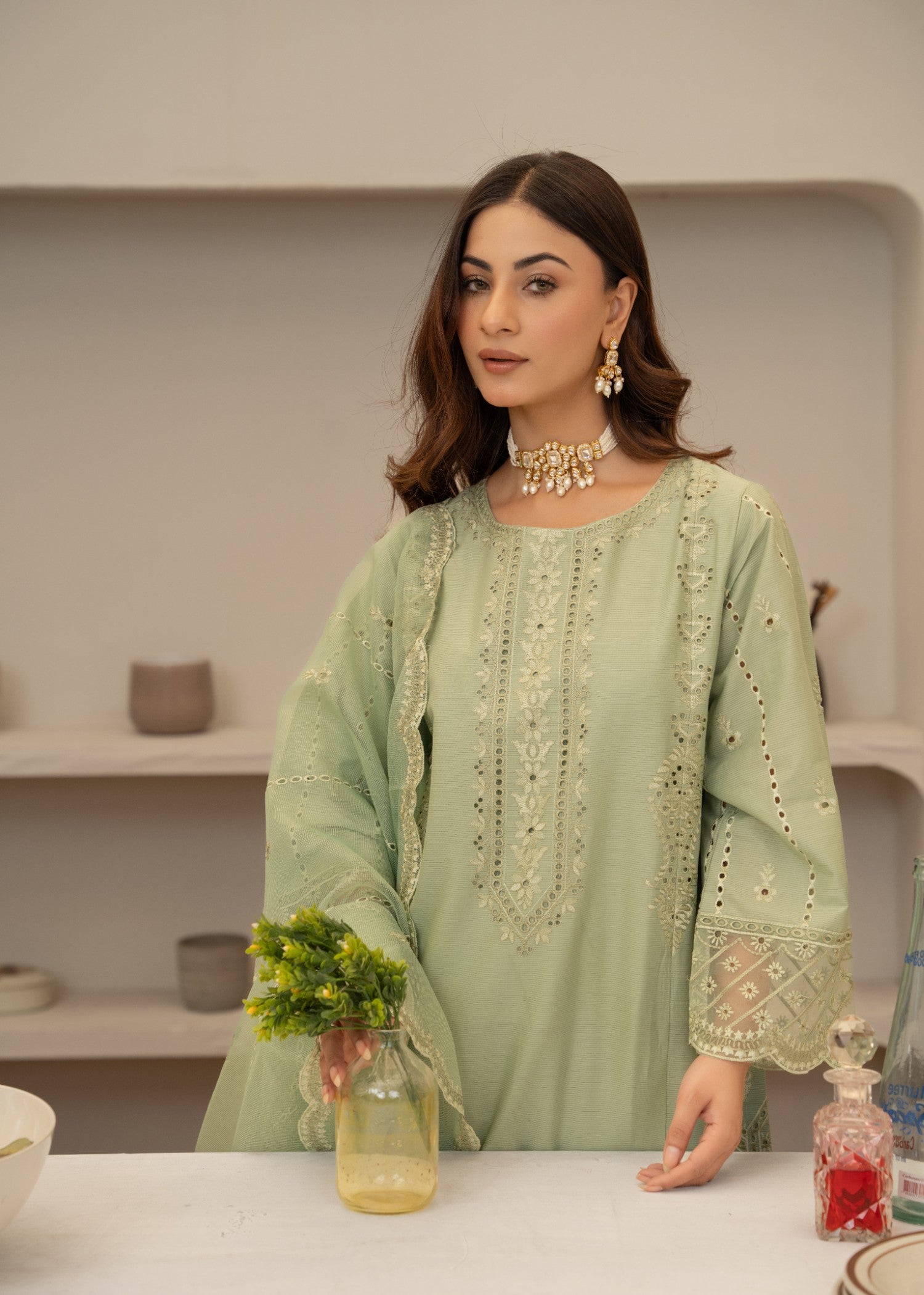Waniya Awais WAL 05 Lawn Stitched Women 3pcs