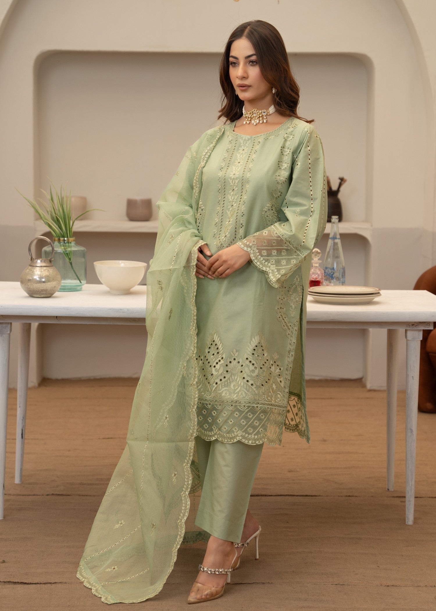 Waniya Awais WAL 05 Lawn Stitched Women 3pcs