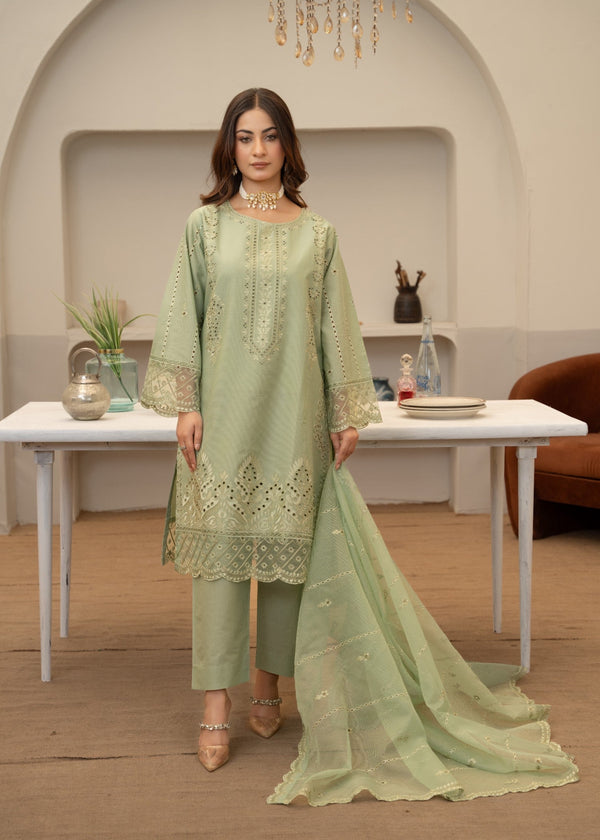 Waniya Awais WAL 05 Lawn Stitched Women 3pcs
