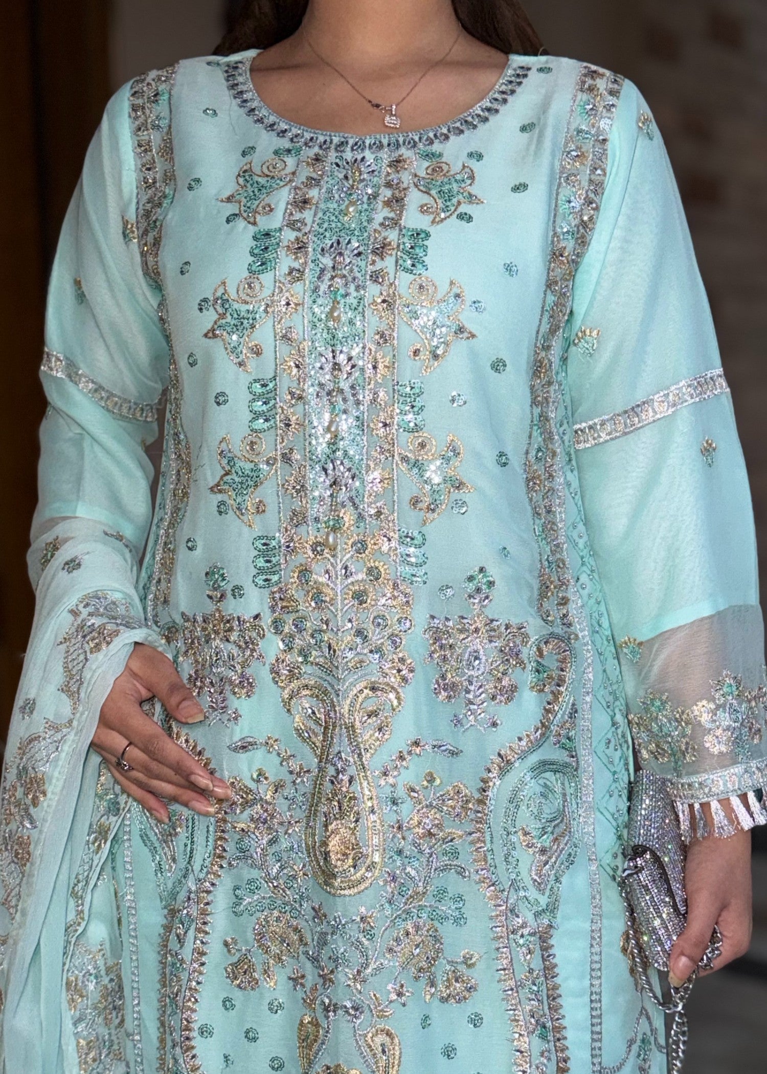 Four Season Boutique AIMAN ICEBLUE Women 3pcs