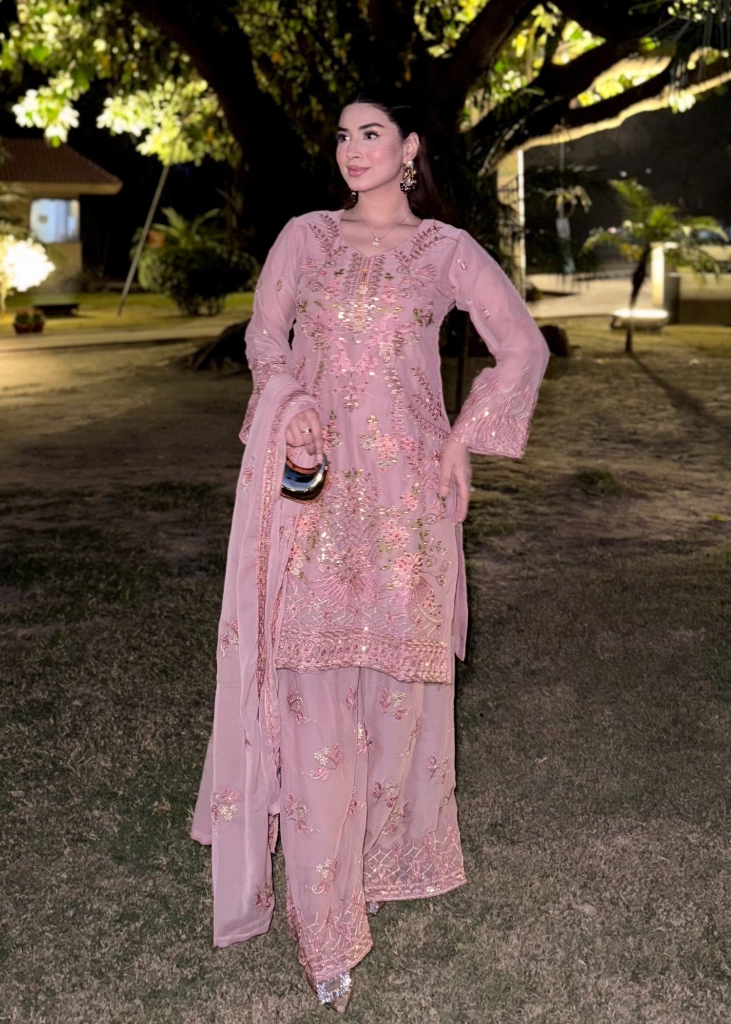 Four Season Boutique PINEAPPLE CHIFFON PINK Women 3pcs