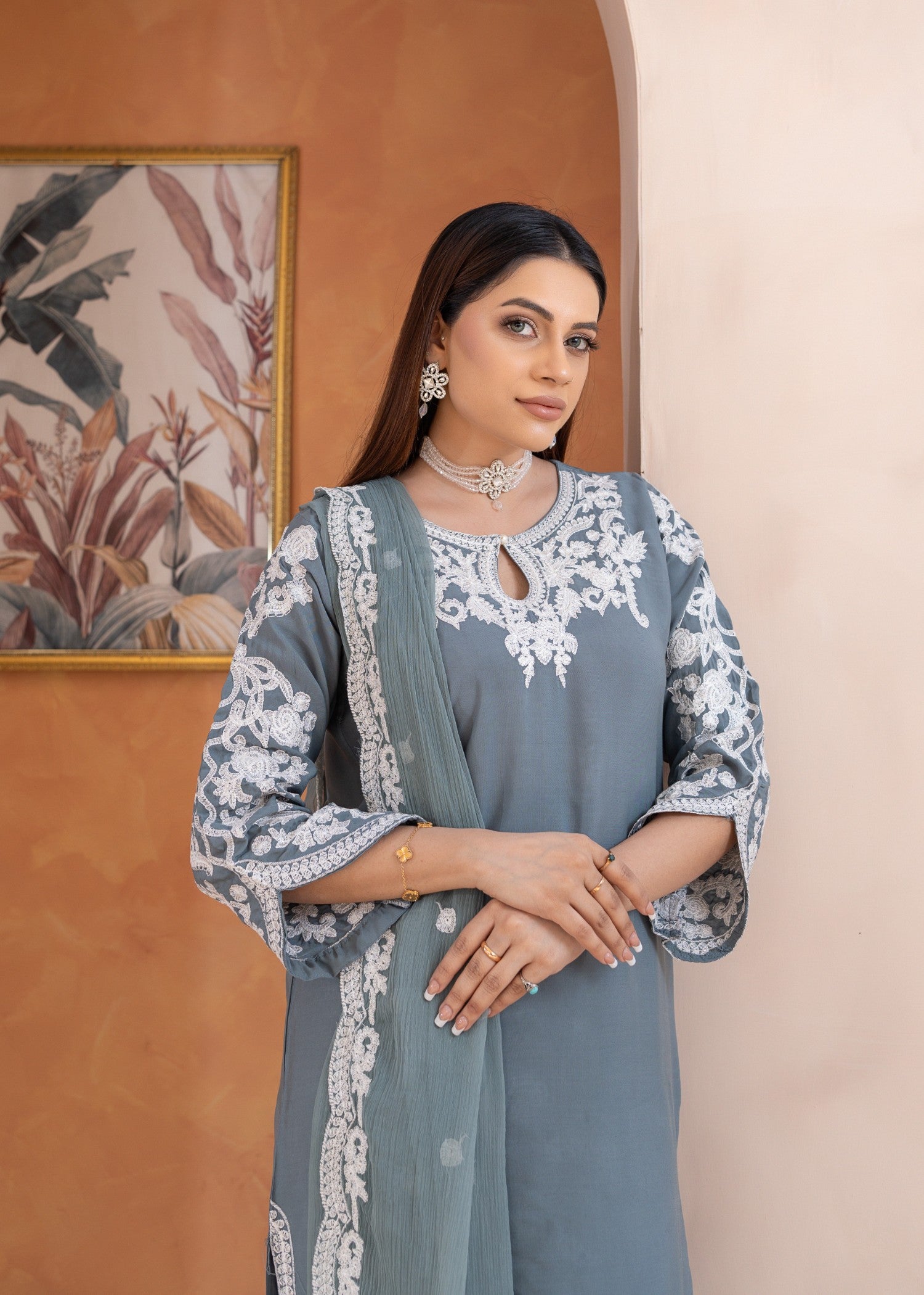 Rangoon Clothing Parisa Grey Women 3pcs