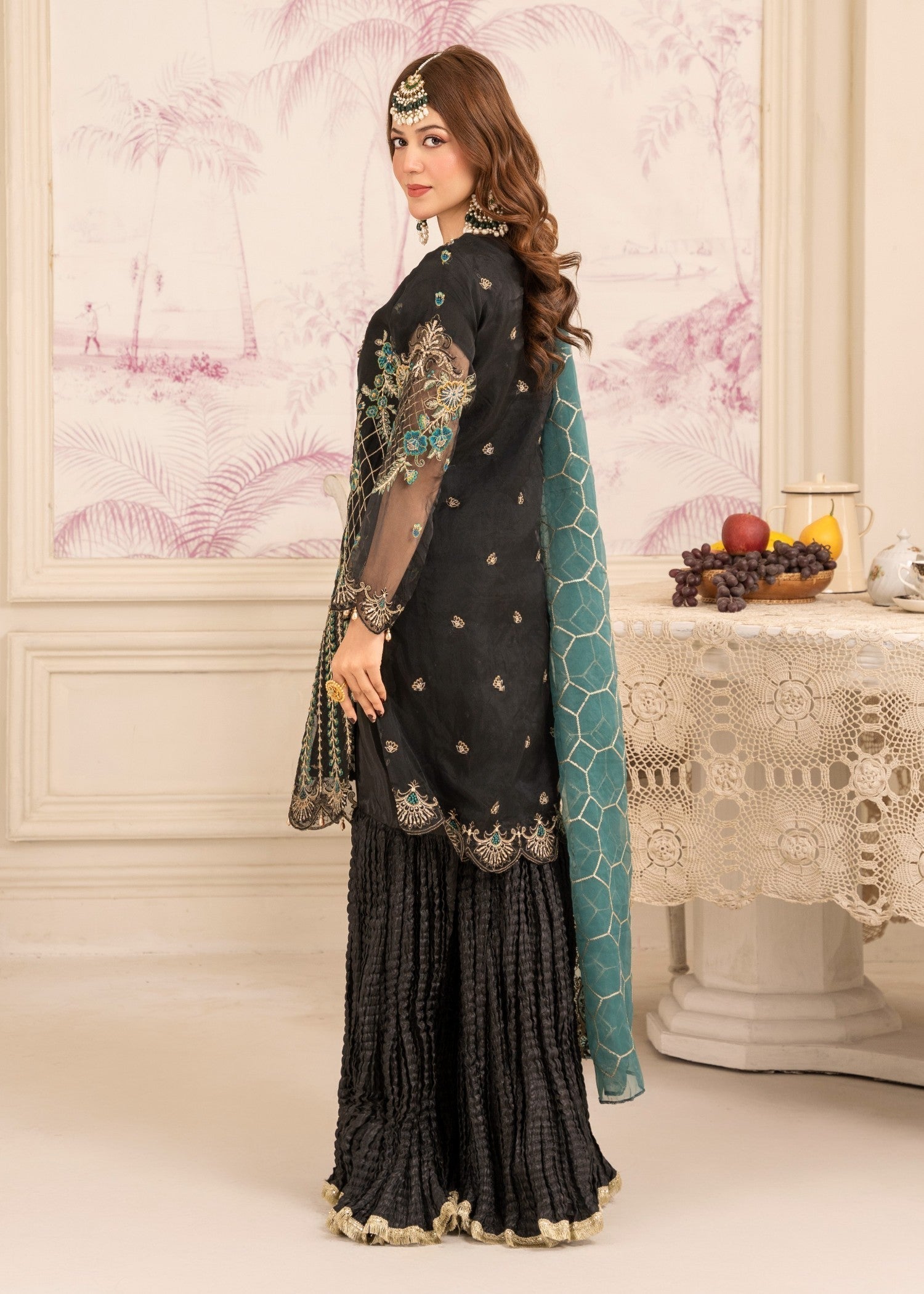 Diara Couture MISHAL US 419 BLACK Women 3pcs