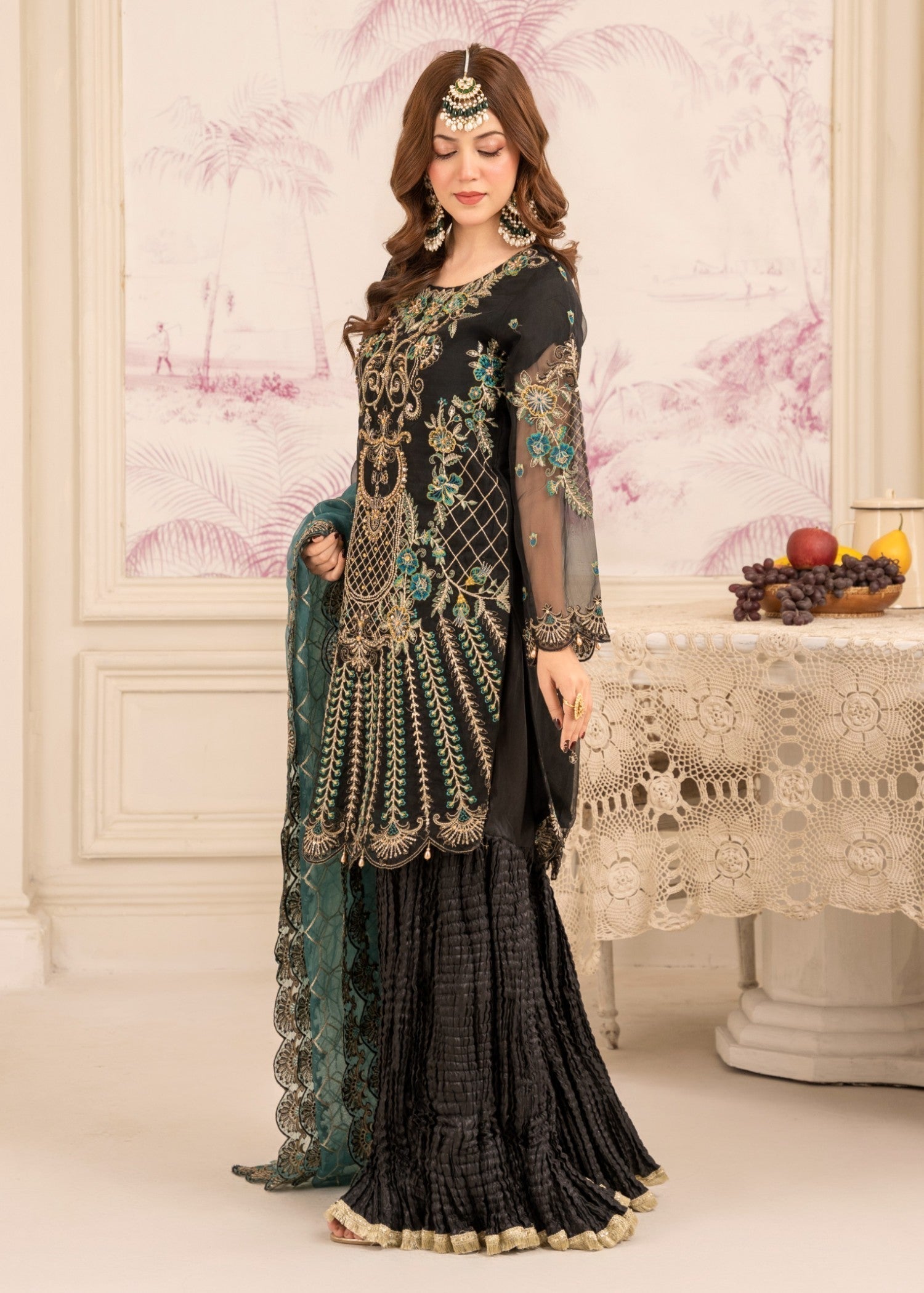 Diara Couture MISHAL US 419 BLACK Women 3pcs