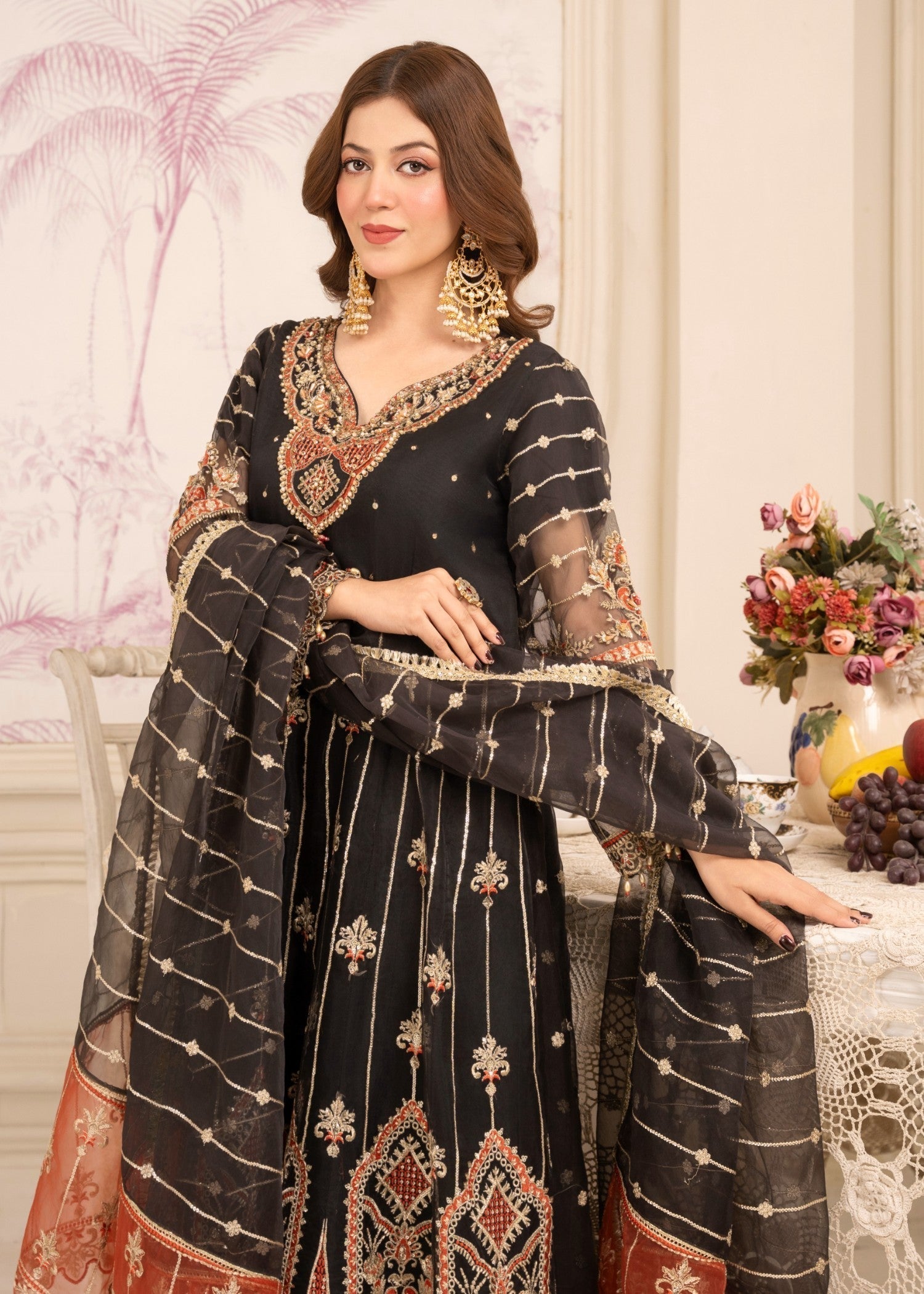 Diara Couture AAIRA US 598 BLACK Women 3pcs