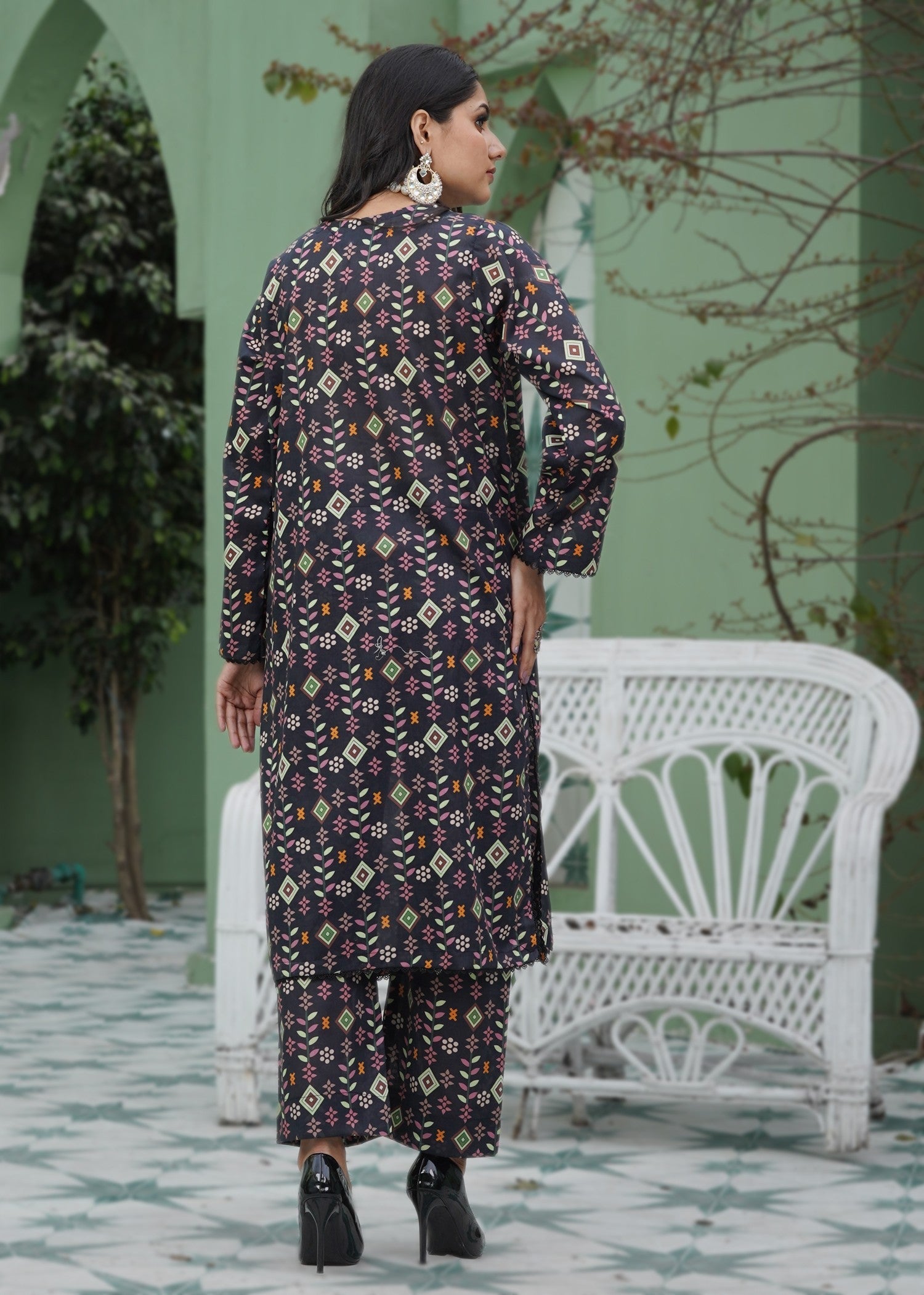 Ayesha'S Attire Scapolite Printed Women 2pcs