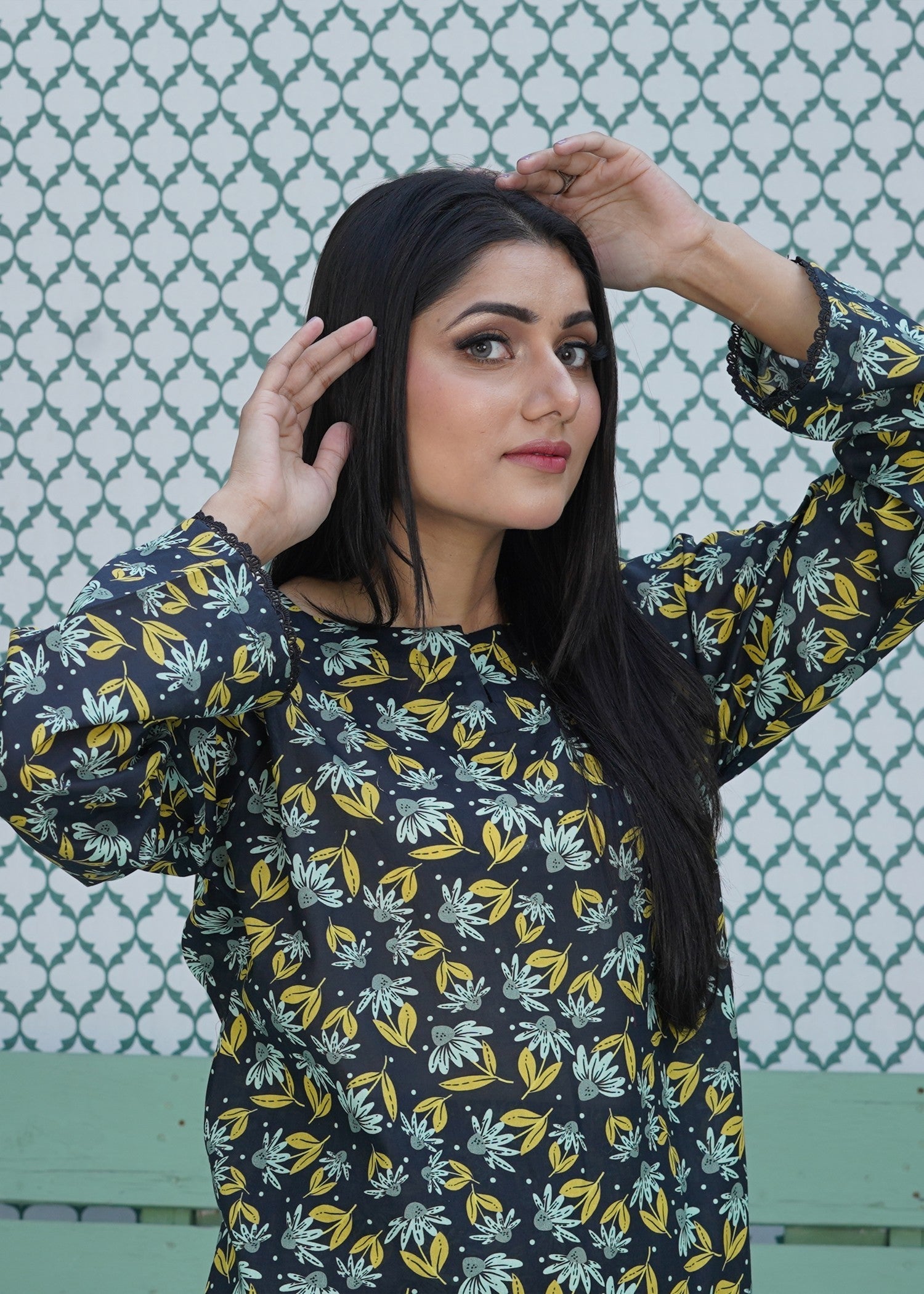 Ayesha'S Attire Opal Printed Women 2pcs