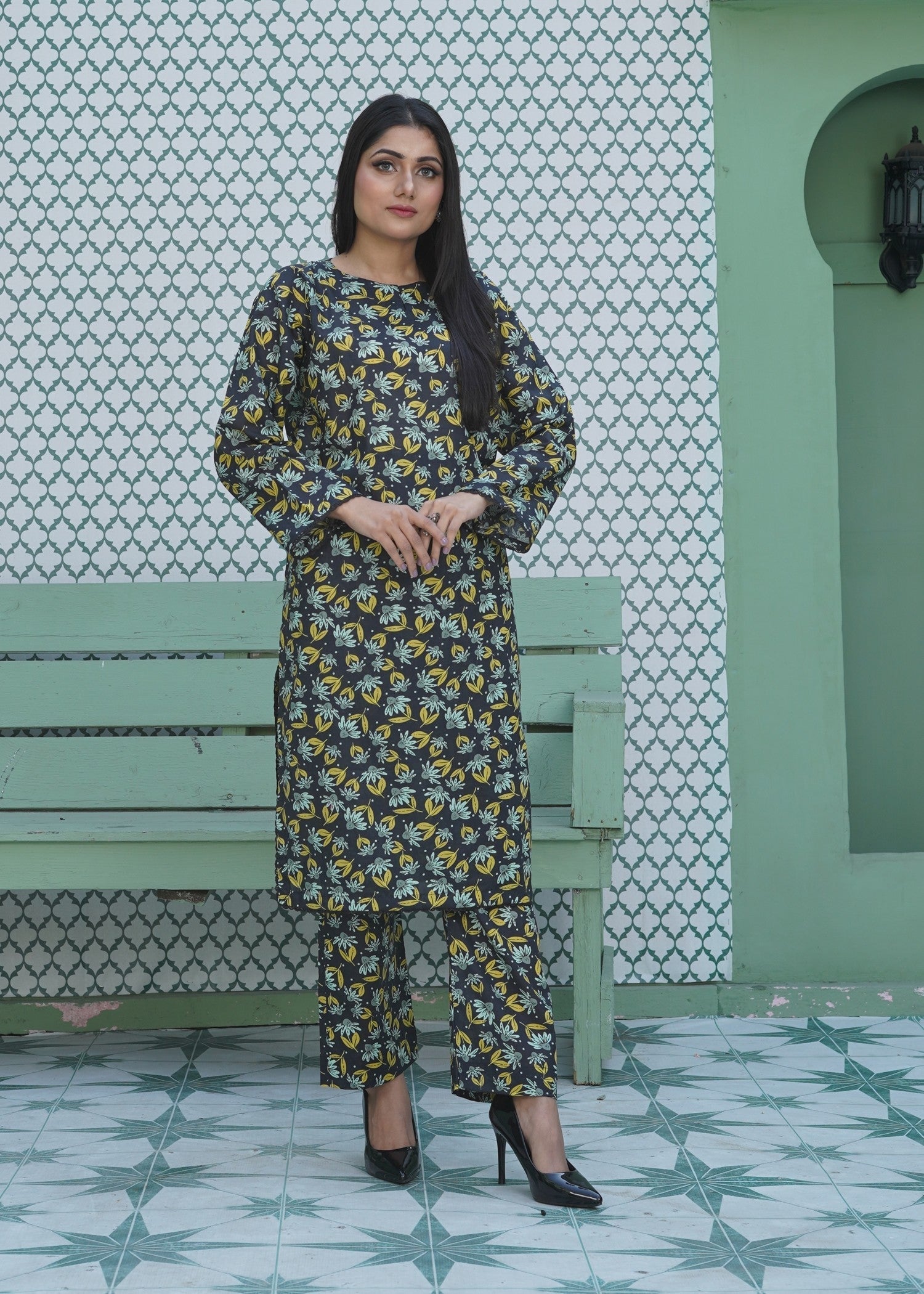 Ayesha'S Attire Opal Printed Women 2pcs