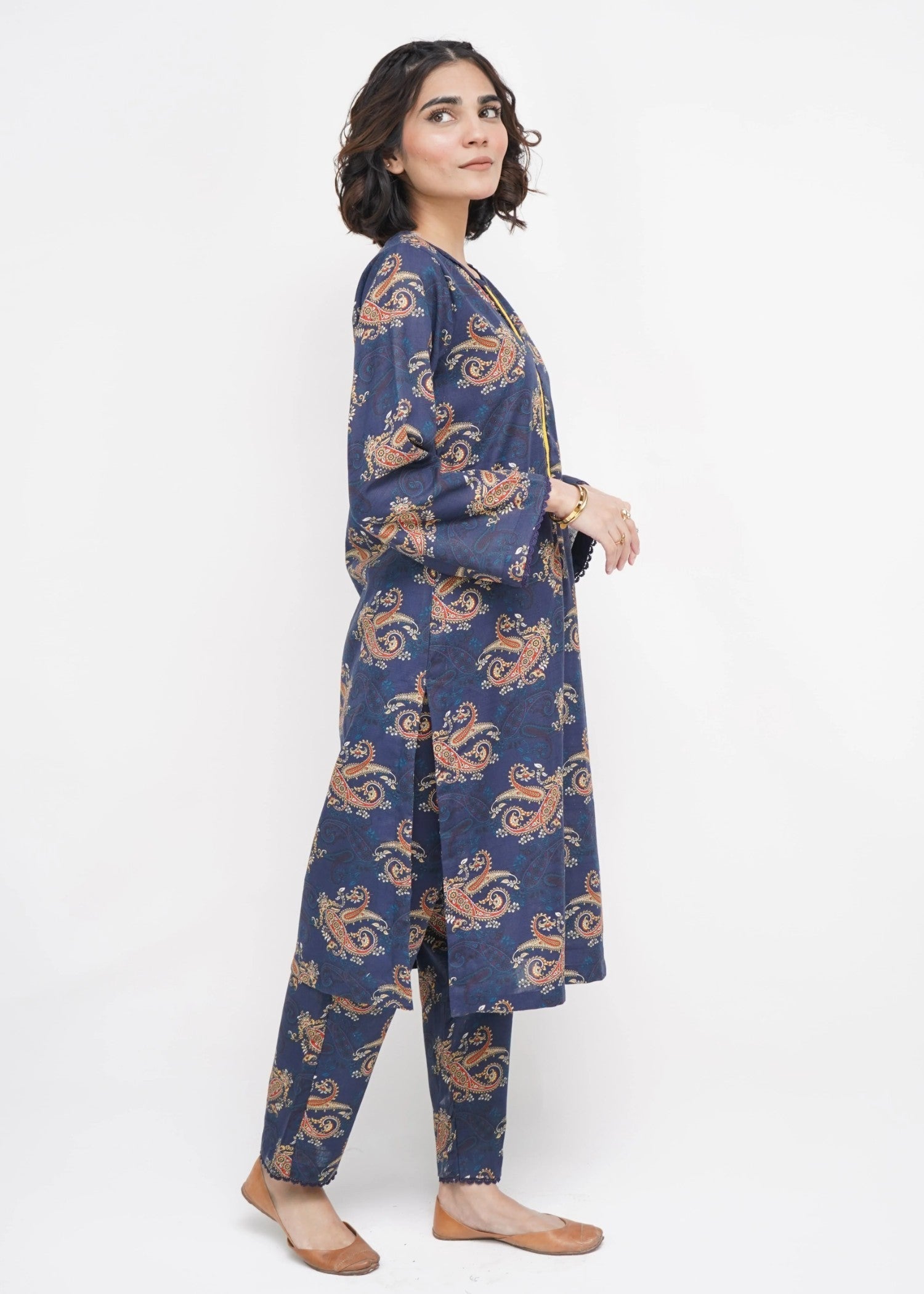 Amna Ali Nawaz Co Ord Set Khaddar SHARJINA Women 2pcs