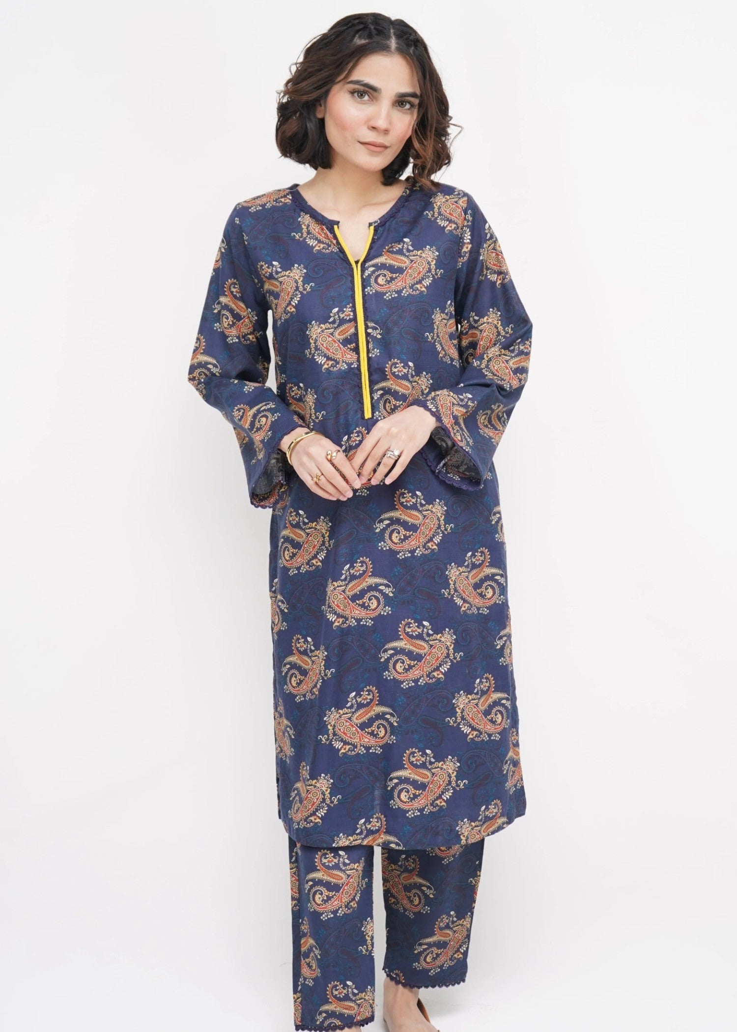 Amna Ali Nawaz Co Ord Set Khaddar SHARJINA Women 2pcs