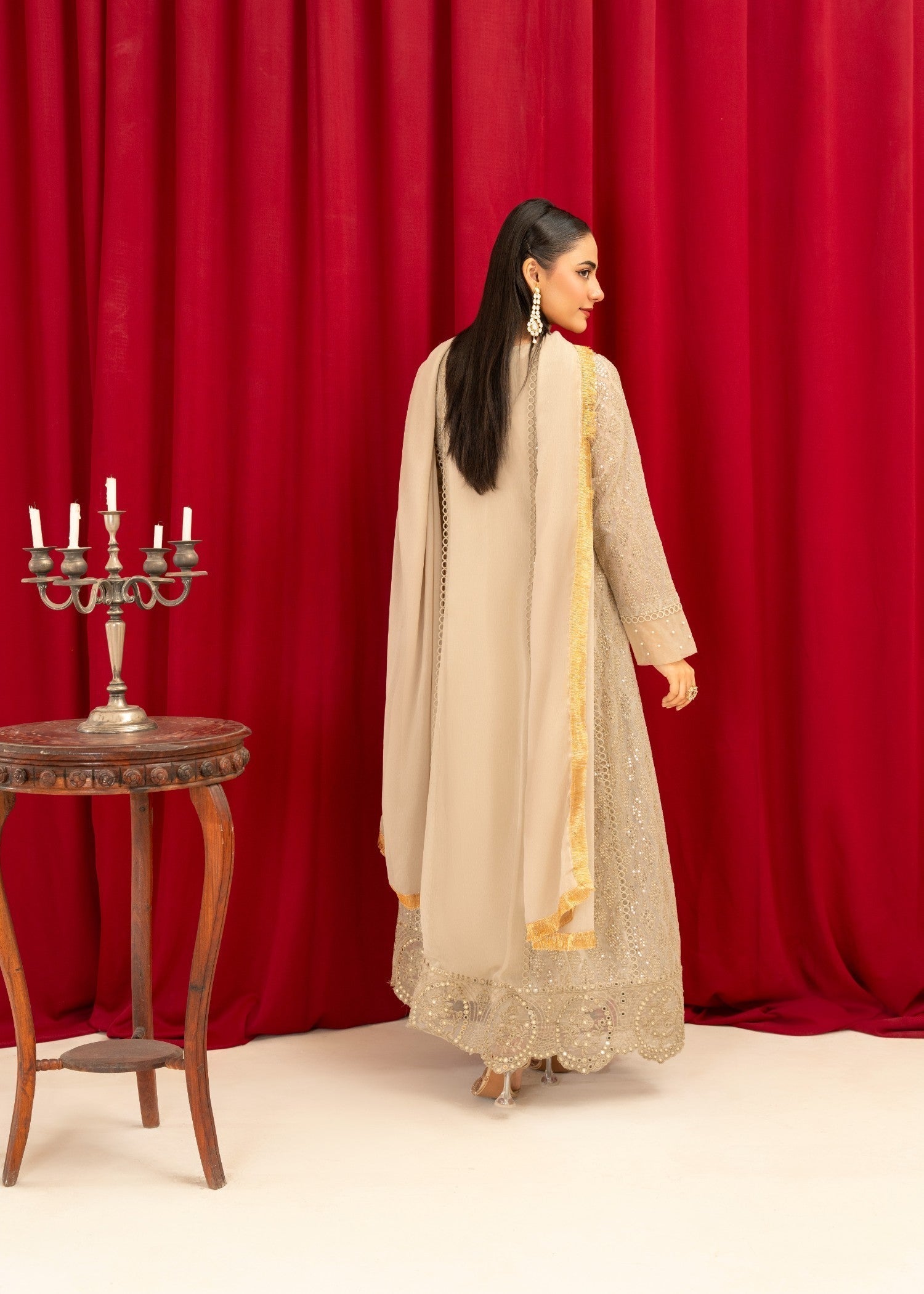 Manahils K 136 BEIGE Women 3pcs