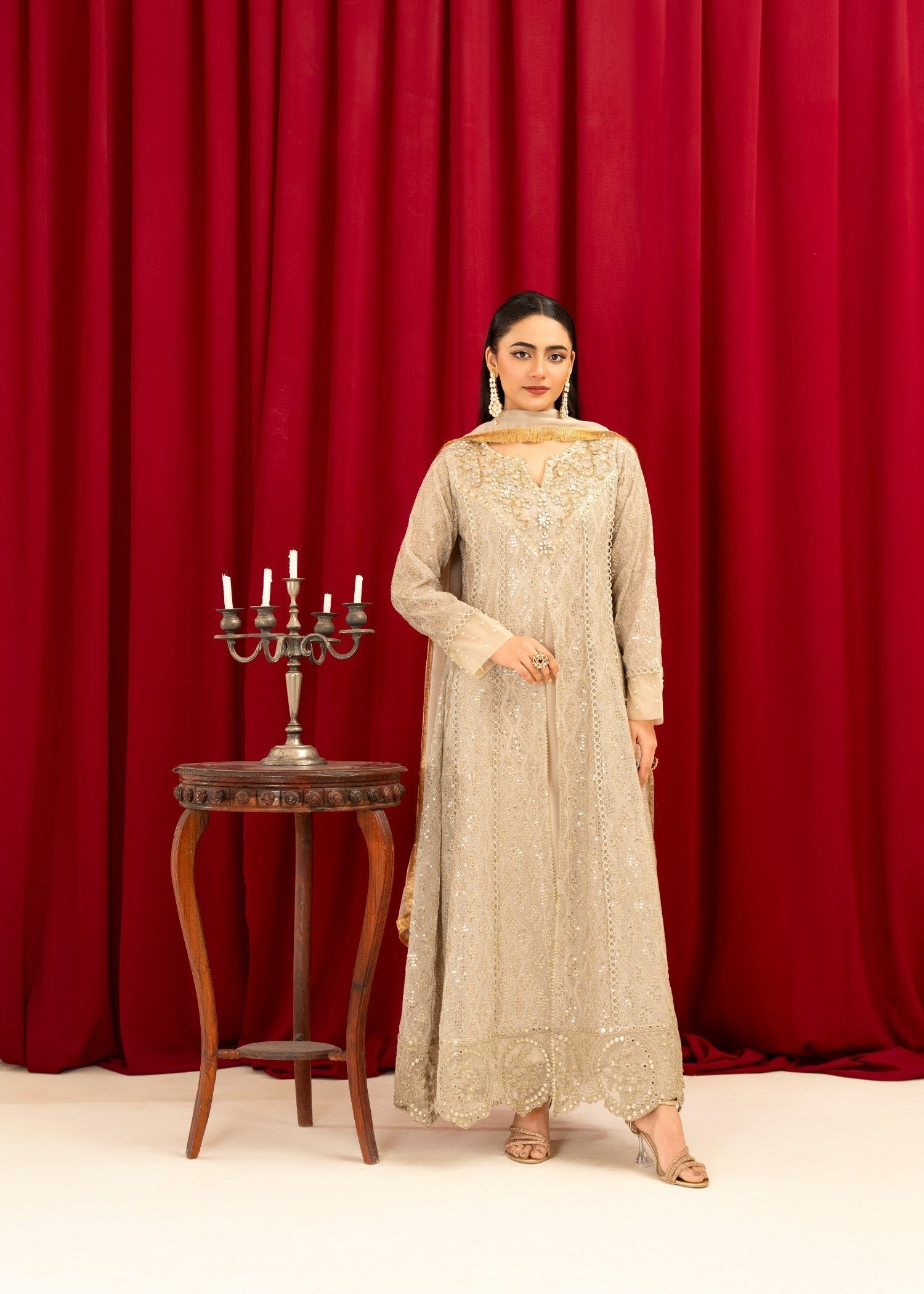 Manahils K 136 BEIGE Women 3pcs