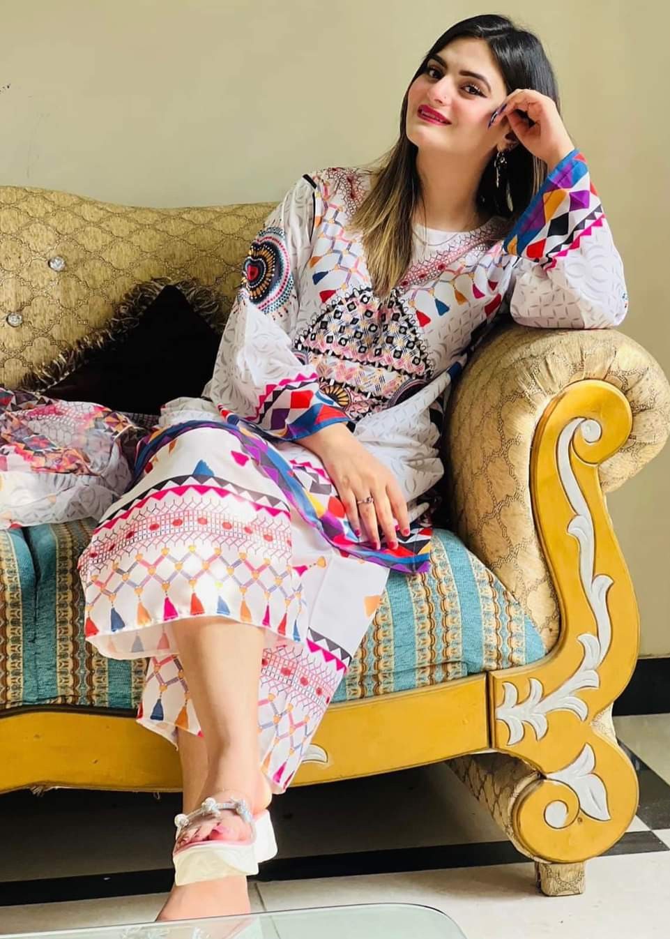 Libas Thread Lawn Digital Mirror Wark Women 2pcs