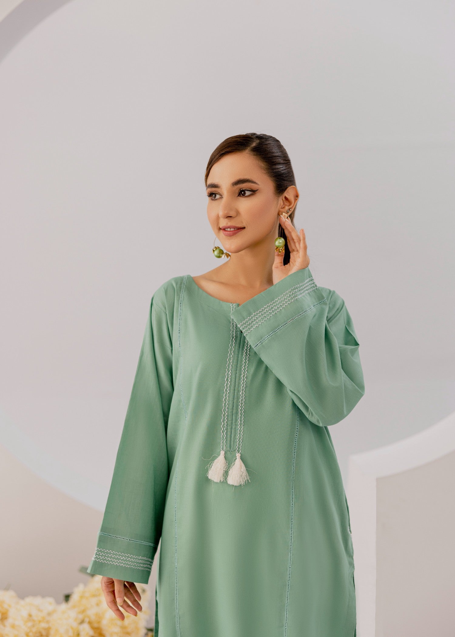 The Slay Wear Jade breeze shirt Women 1pcs