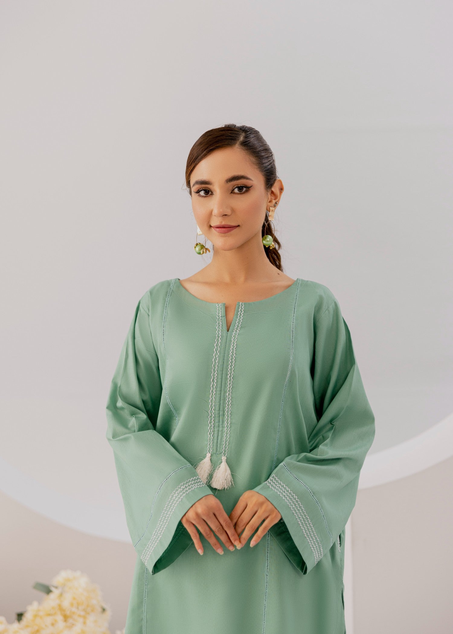 The Slay Wear Jade breeze shirt Women 1pcs