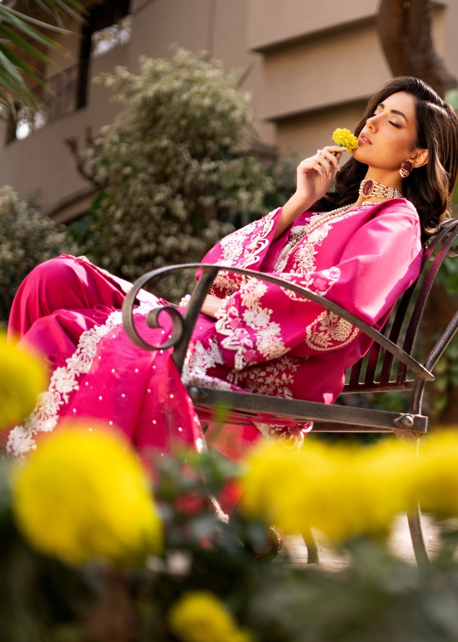 Fozia Khalid PEONIES Women 3pcs