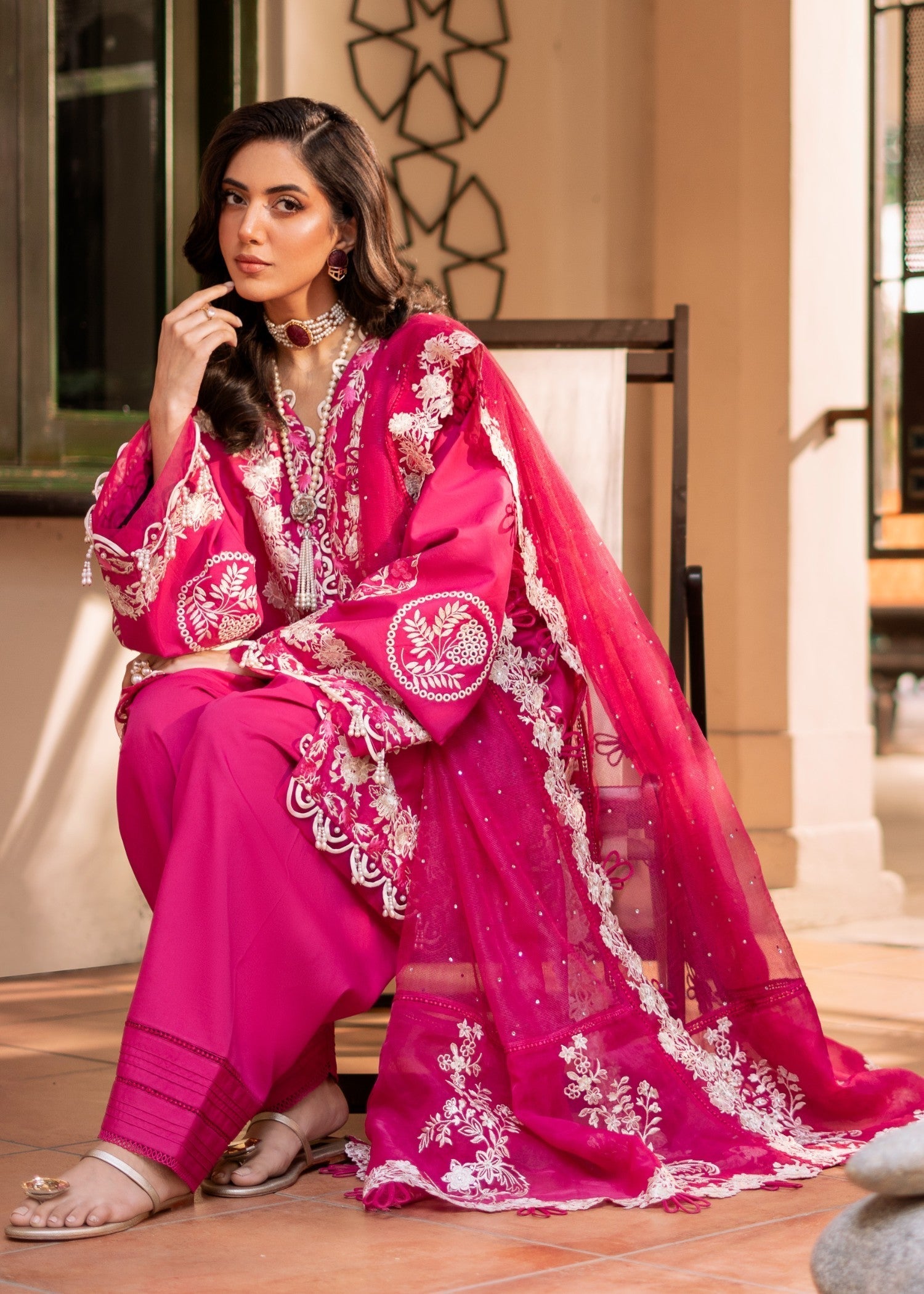 Fozia Khalid PEONIES Women 3pcs