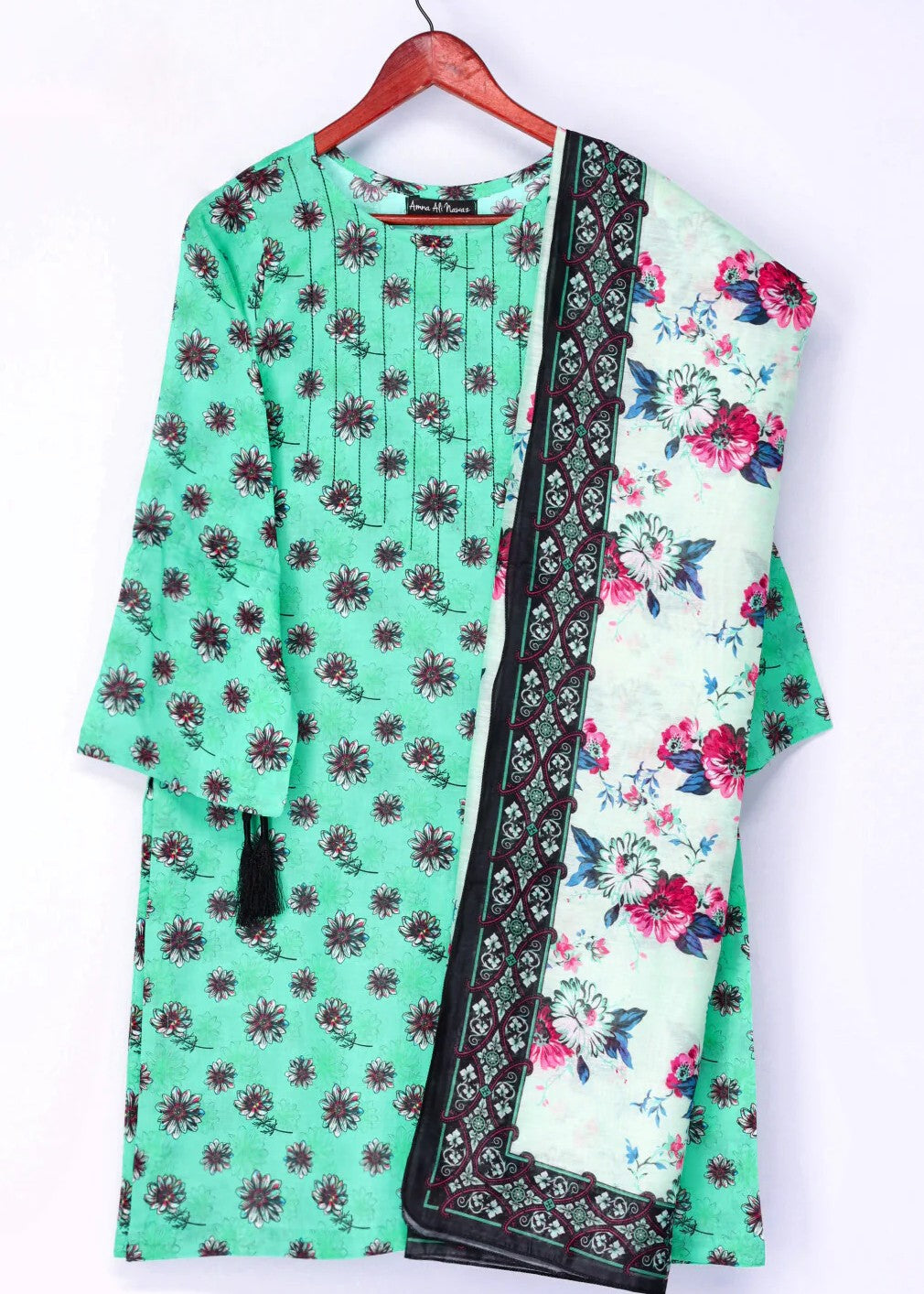 Amna Ali Nawaz Printed Lawn Suit SOFIYA Women 3pcs