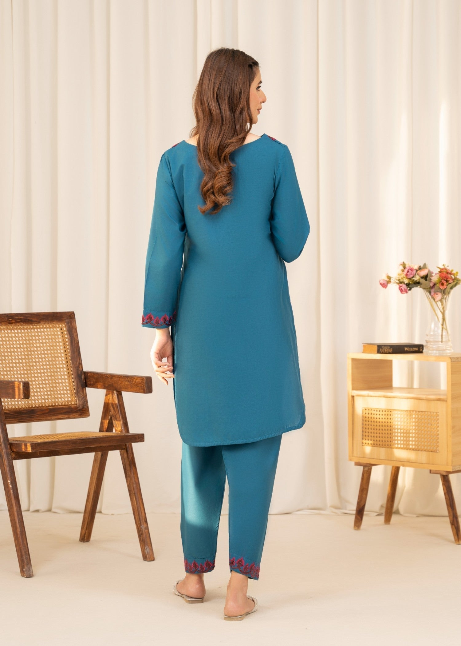 Sahibas By Mirza Camry Blue Women 2pcs