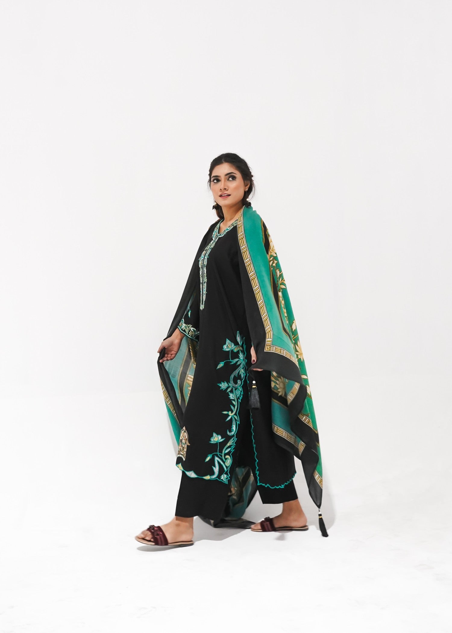Hafsaz By Beenish Azhar Black Women 3pcs