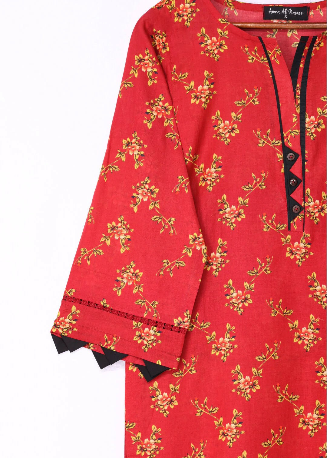 Amna Ali Nawaz Printed Lawn Suit RUBA Women 3pcs