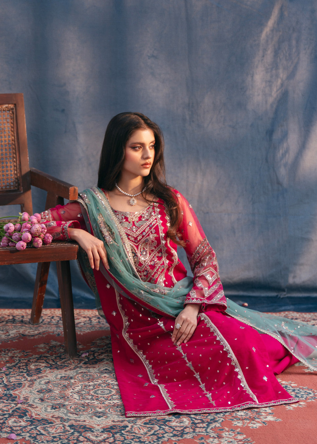 Saarya FUCHSIA BLOOM Women 4pcs