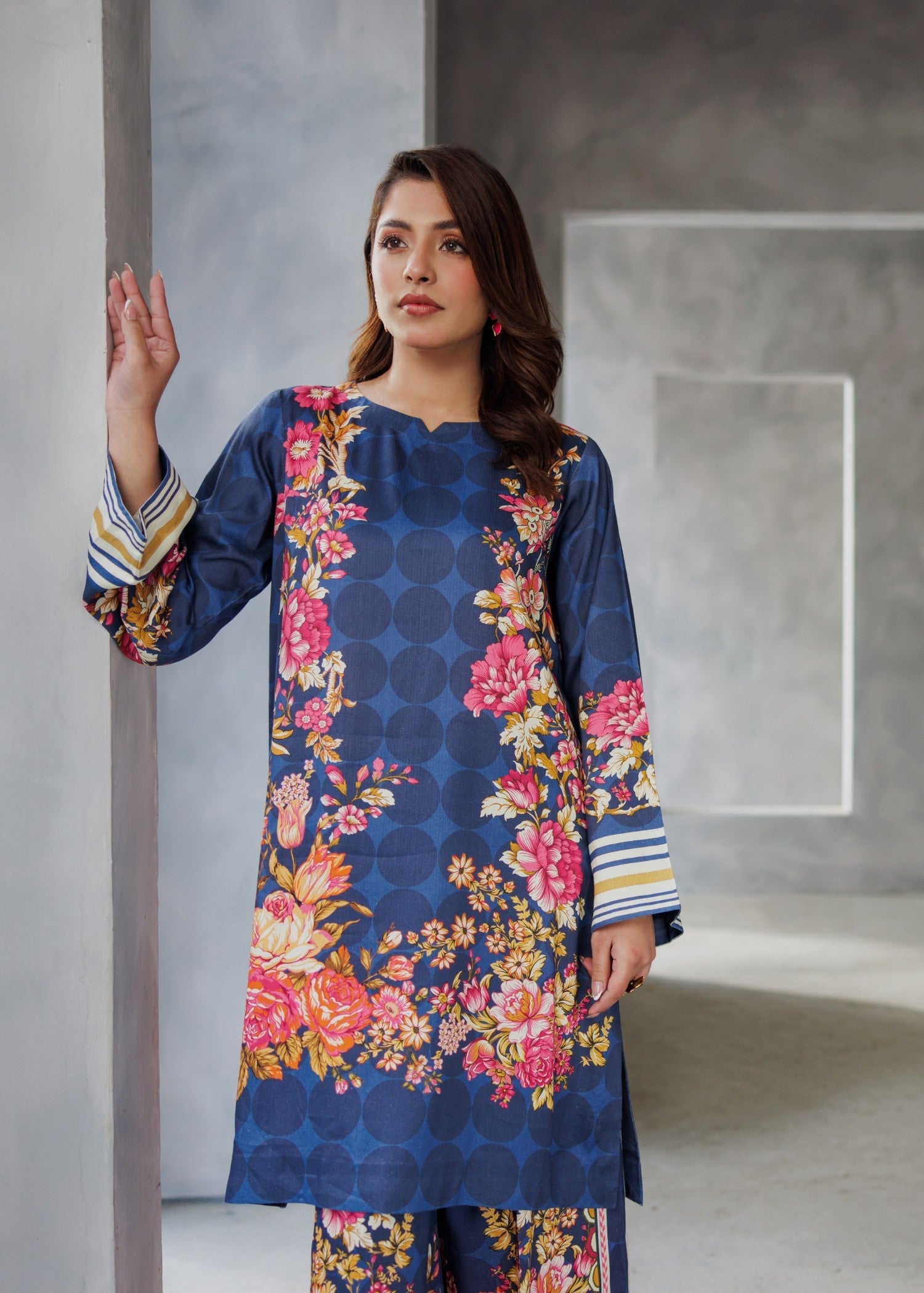 Miandad Fabrics Cobalt Dream Day out Women 2pcs