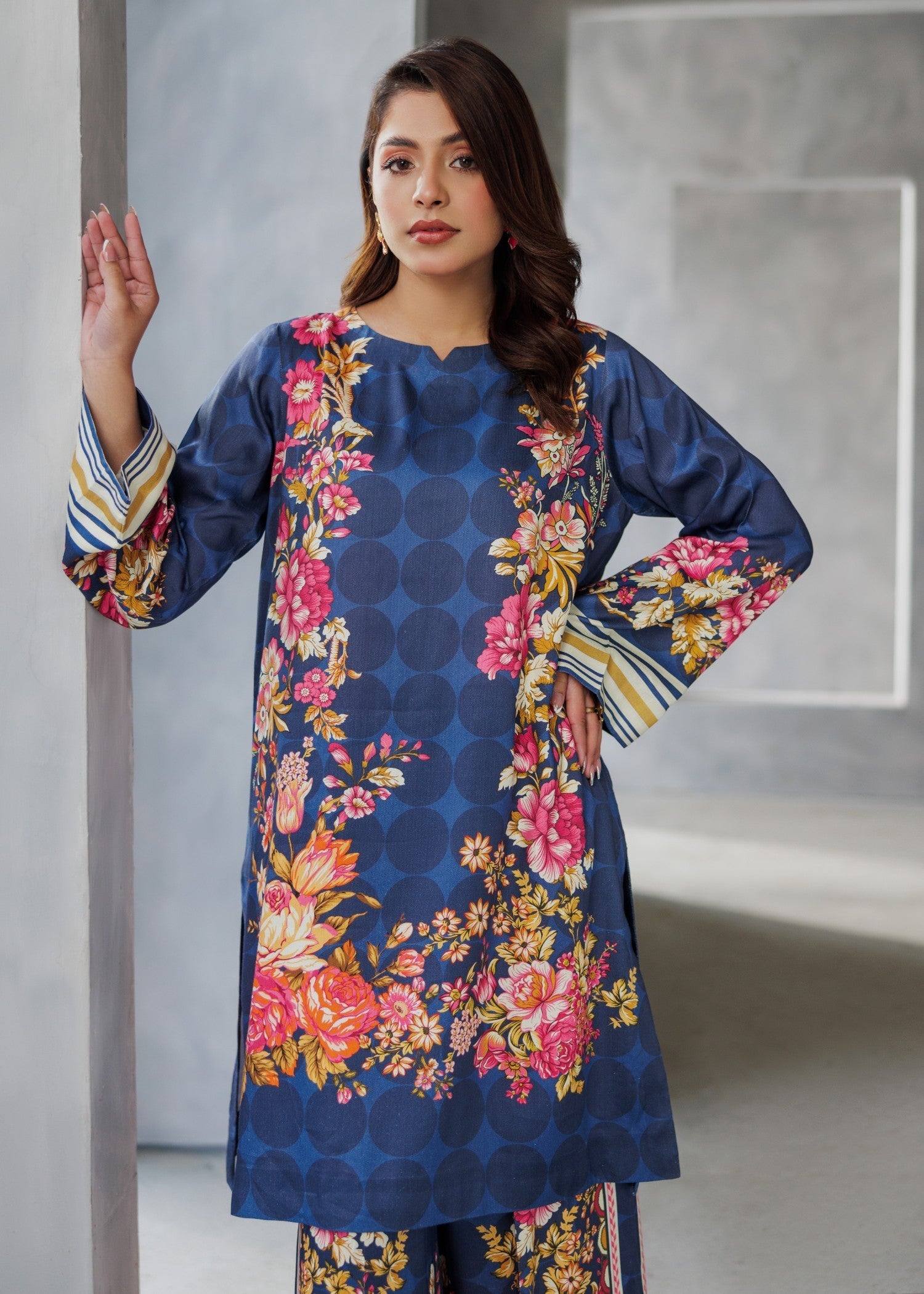 Miandad Fabrics Cobalt Dream Day out Women 2pcs