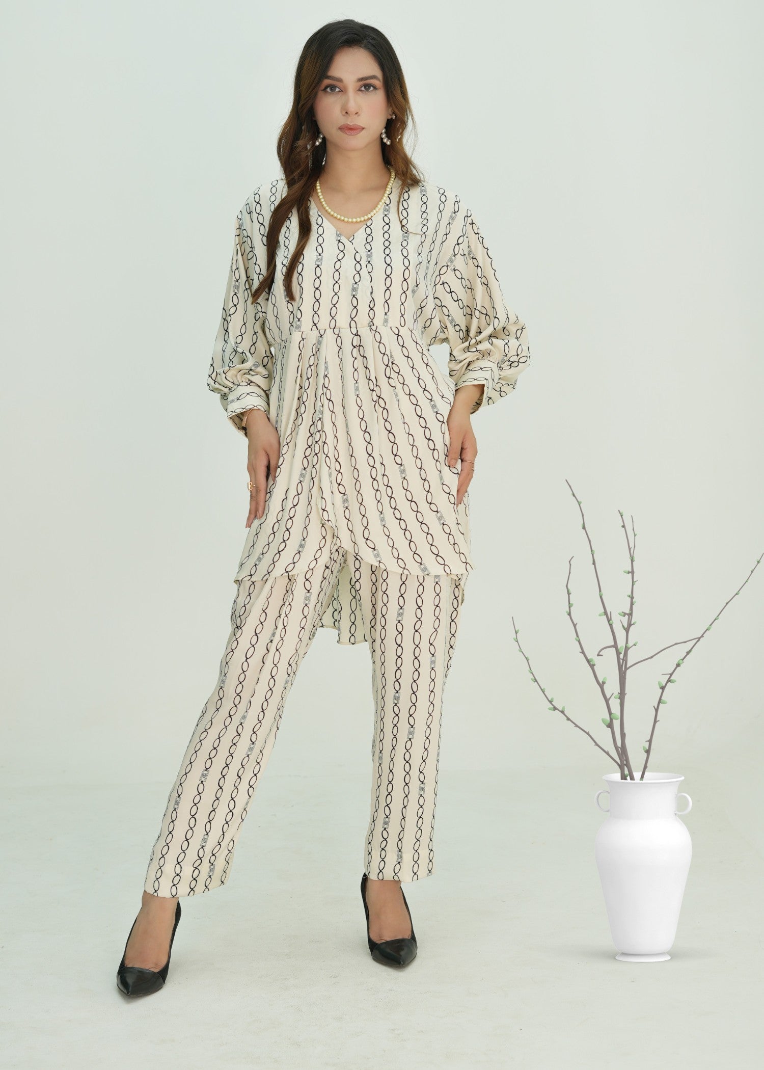 West Ward Geometric Glam Women 2pcs