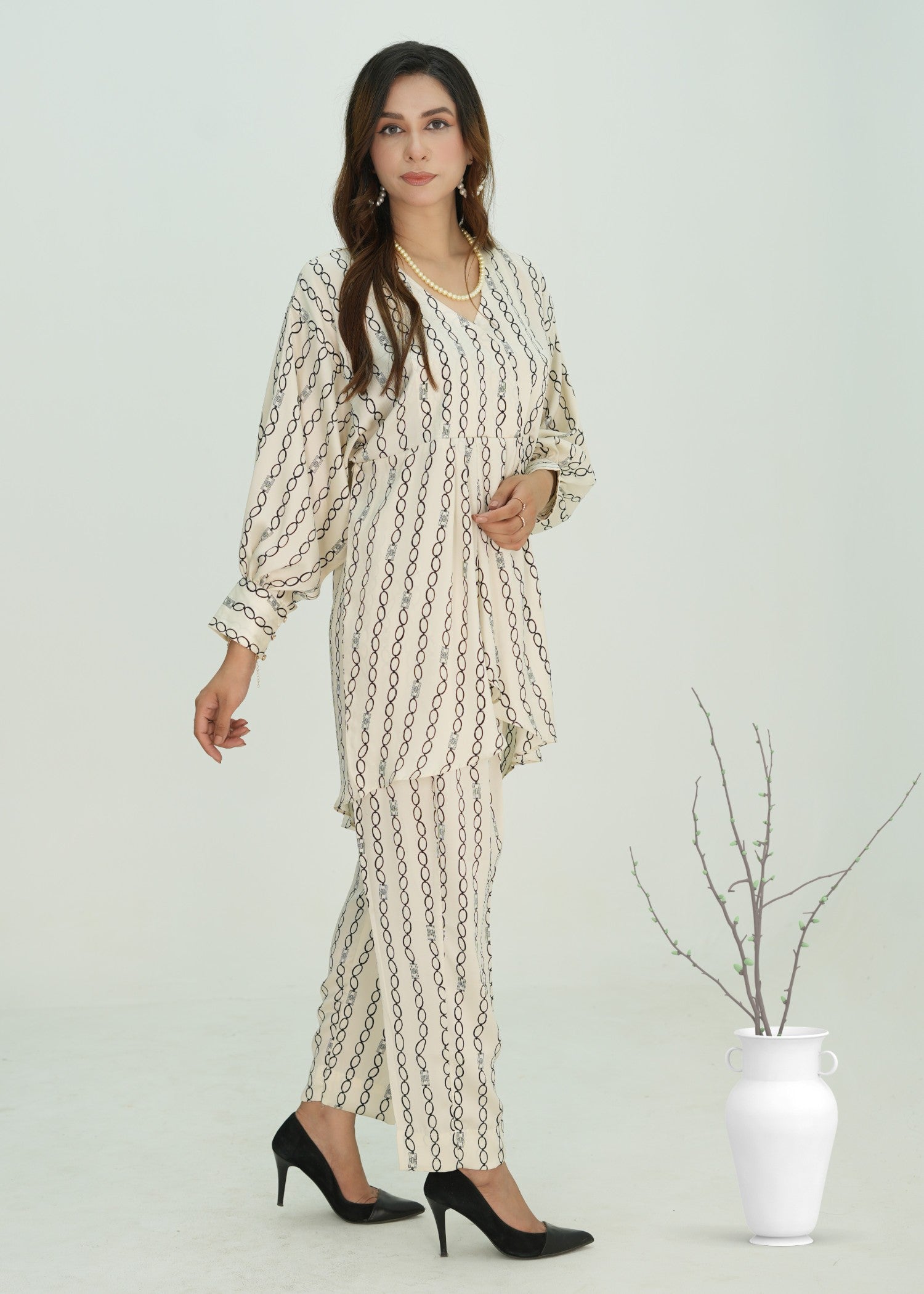 West Ward Geometric Glam Women 2pcs