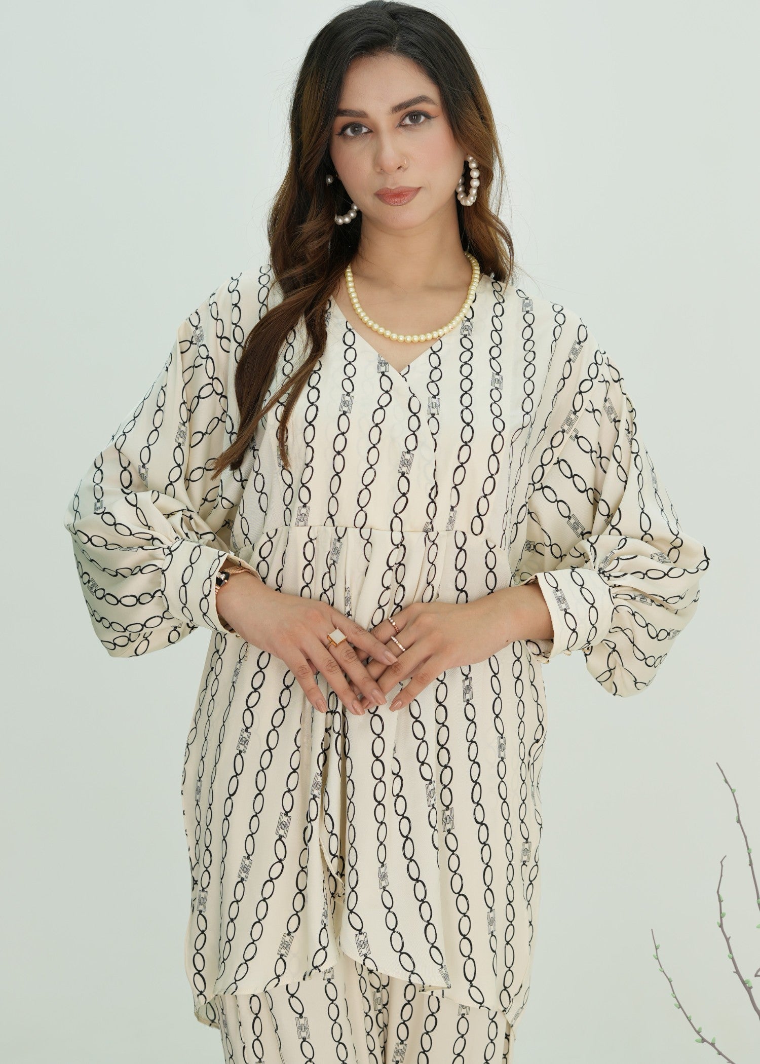 West Ward Geometric Glam Women 2pcs