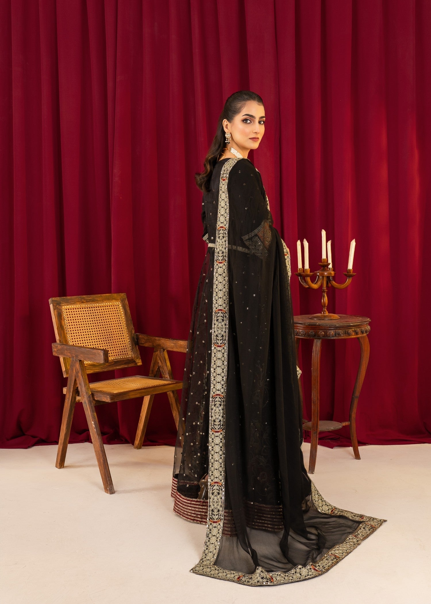 4You 4U9049 BLACK Women 3pcs