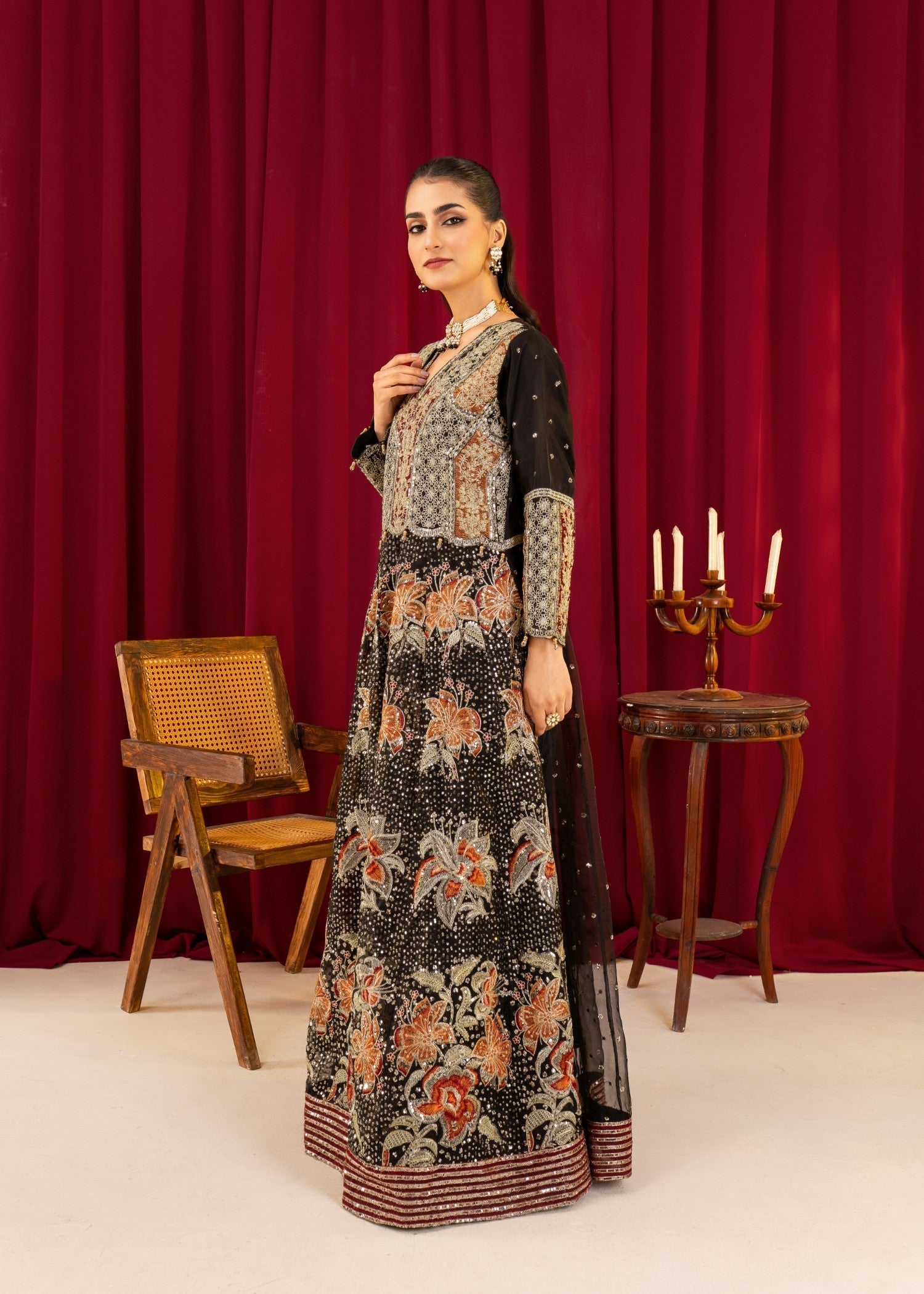 4You 4U9049 BLACK Women 3pcs