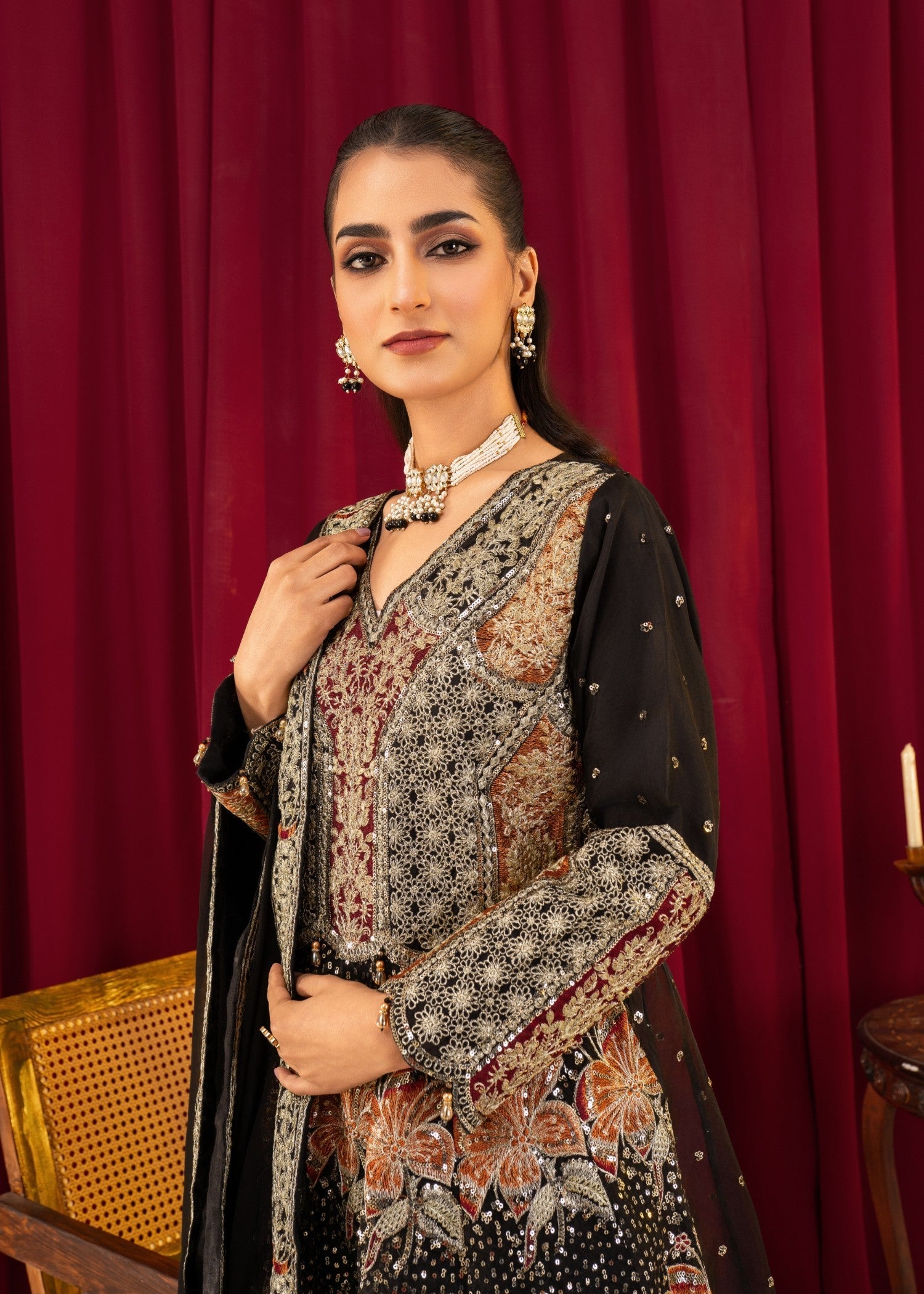 4You 4U9049 BLACK Women 3pcs