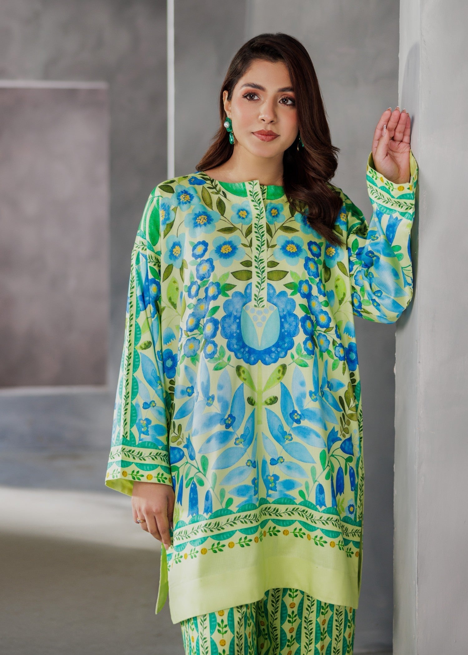 Miandad Fabrics Sunlight Meadow Day Out Women 2pcs