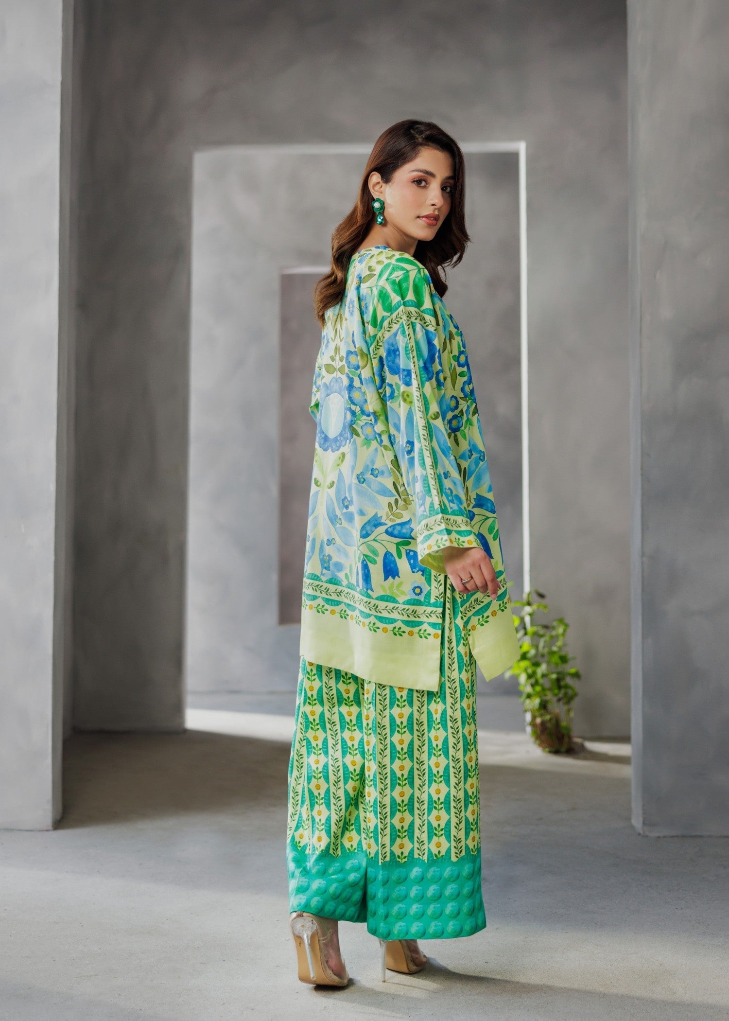 Miandad Fabrics Sunlight Meadow Day Out Women 2pcs