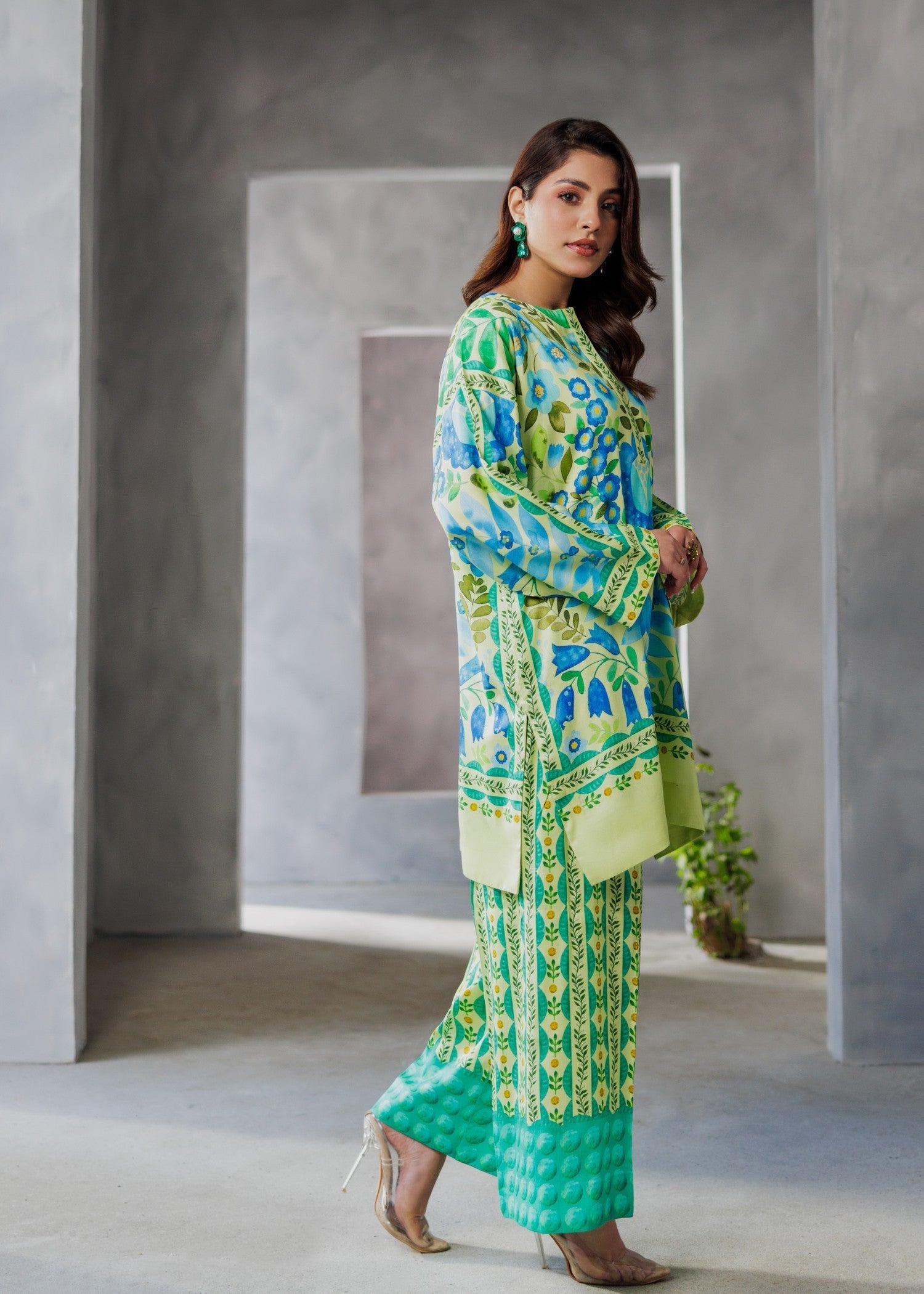 Miandad Fabrics Sunlight Meadow Day Out Women 2pcs