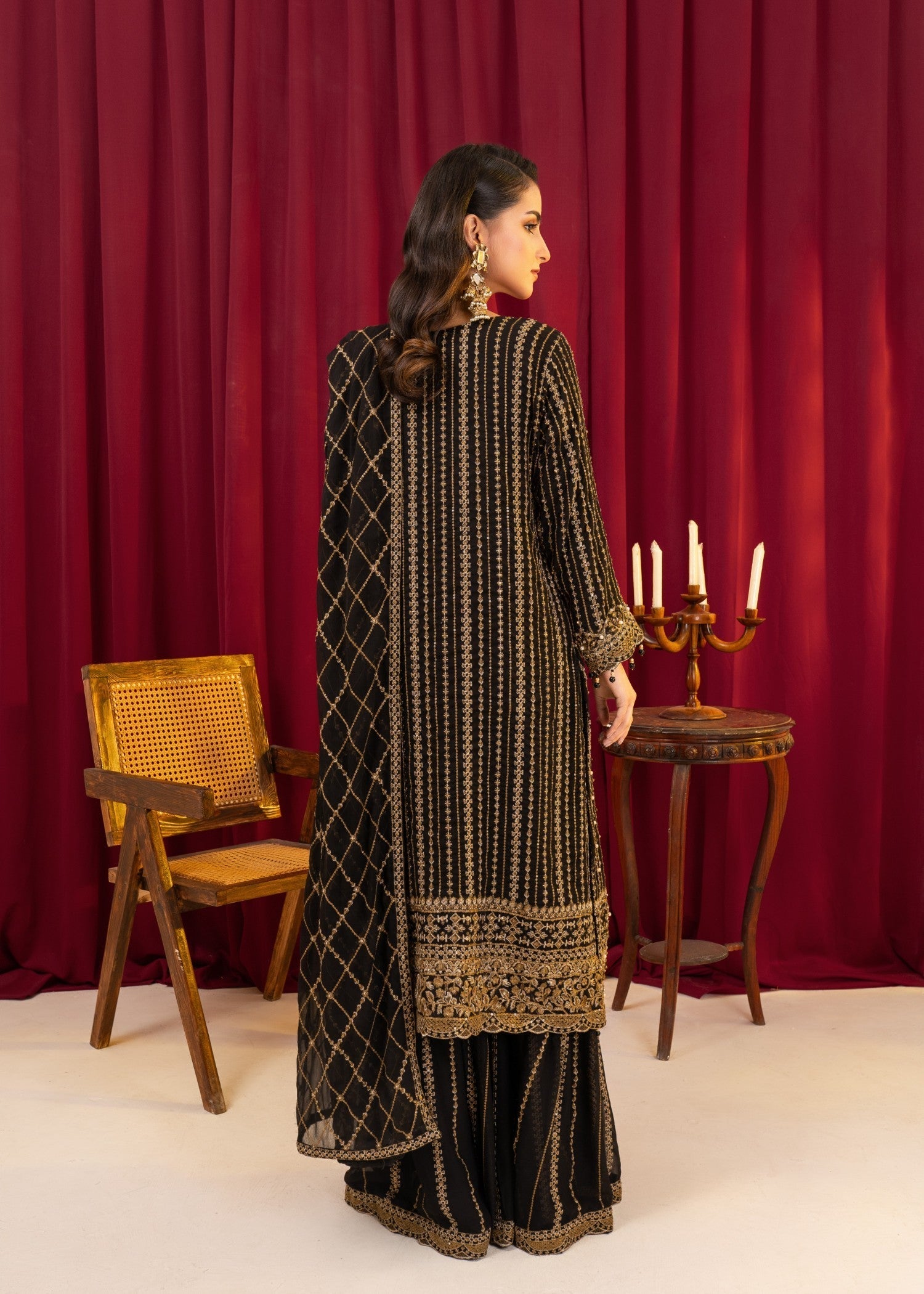 4You 4U9050 BLACK Women 3pcs