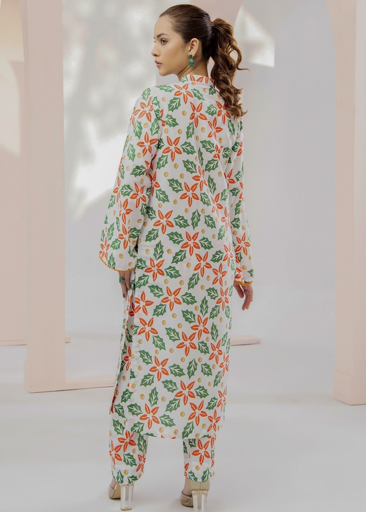 By-East Lawn Suit Printed Women 2pcs