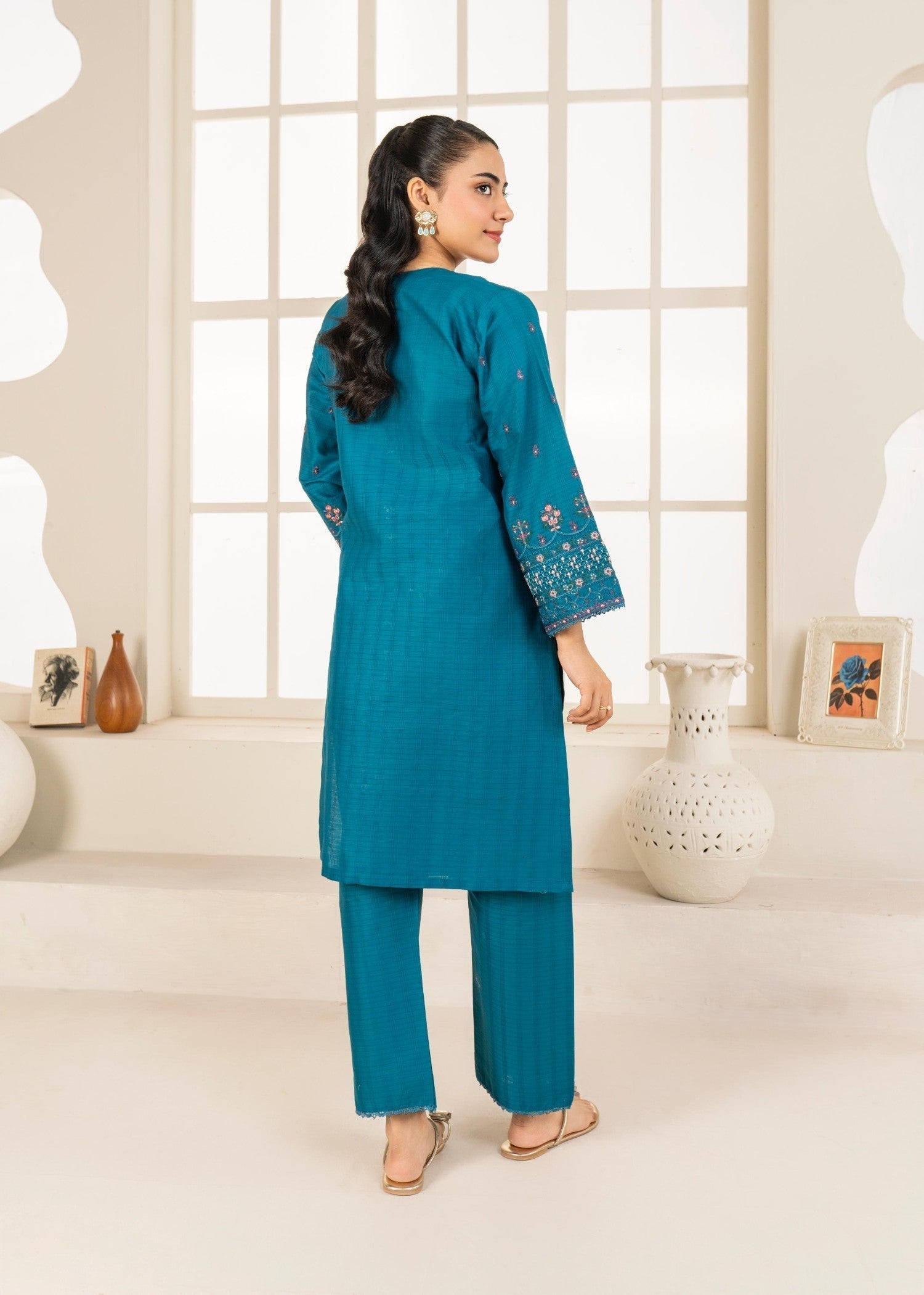 Stylish Collection NEELUM EMBROIDERED ZINK Women 2pcs