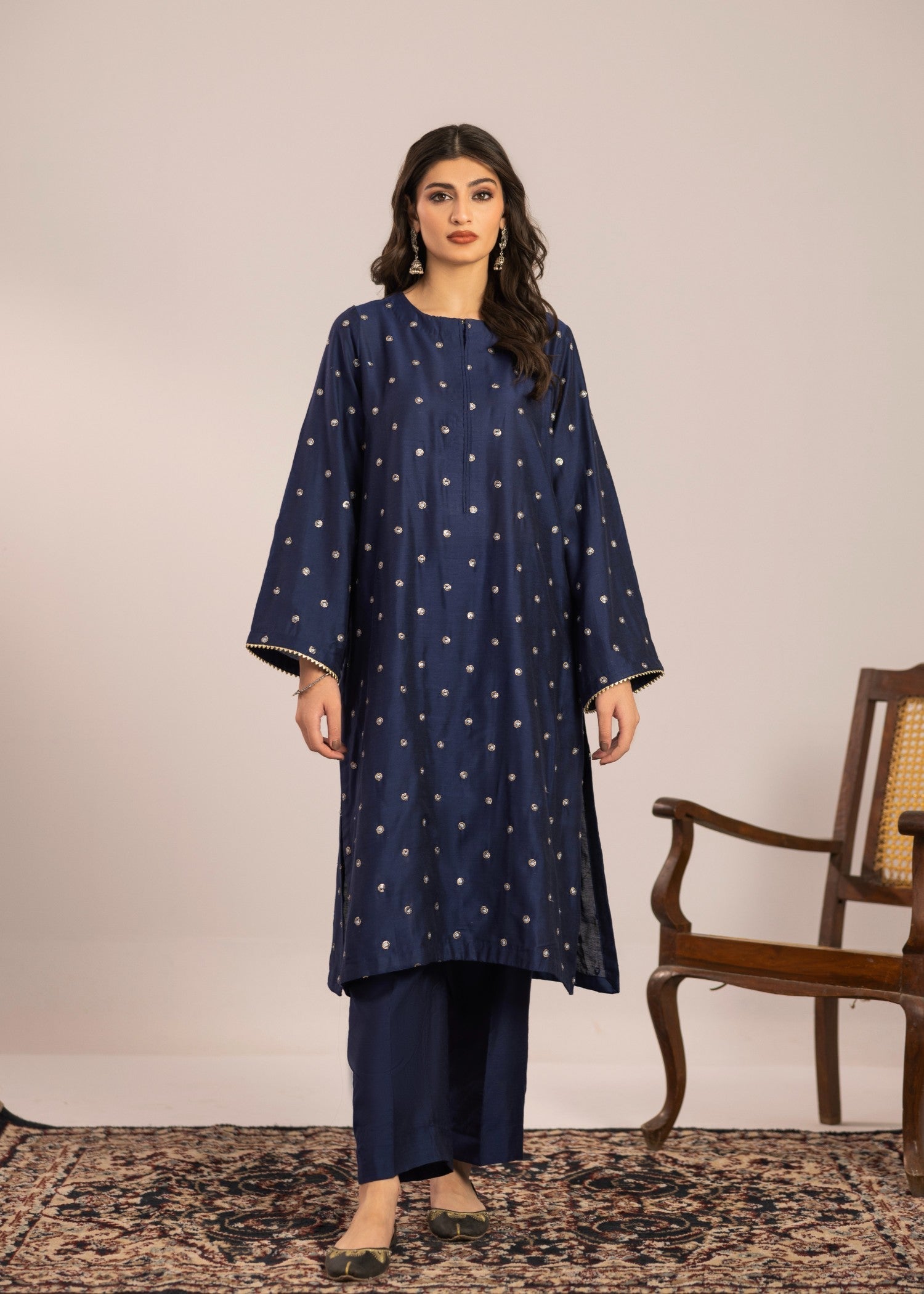 Miandad Fabrics EMB PV7 01 Women 2pcs