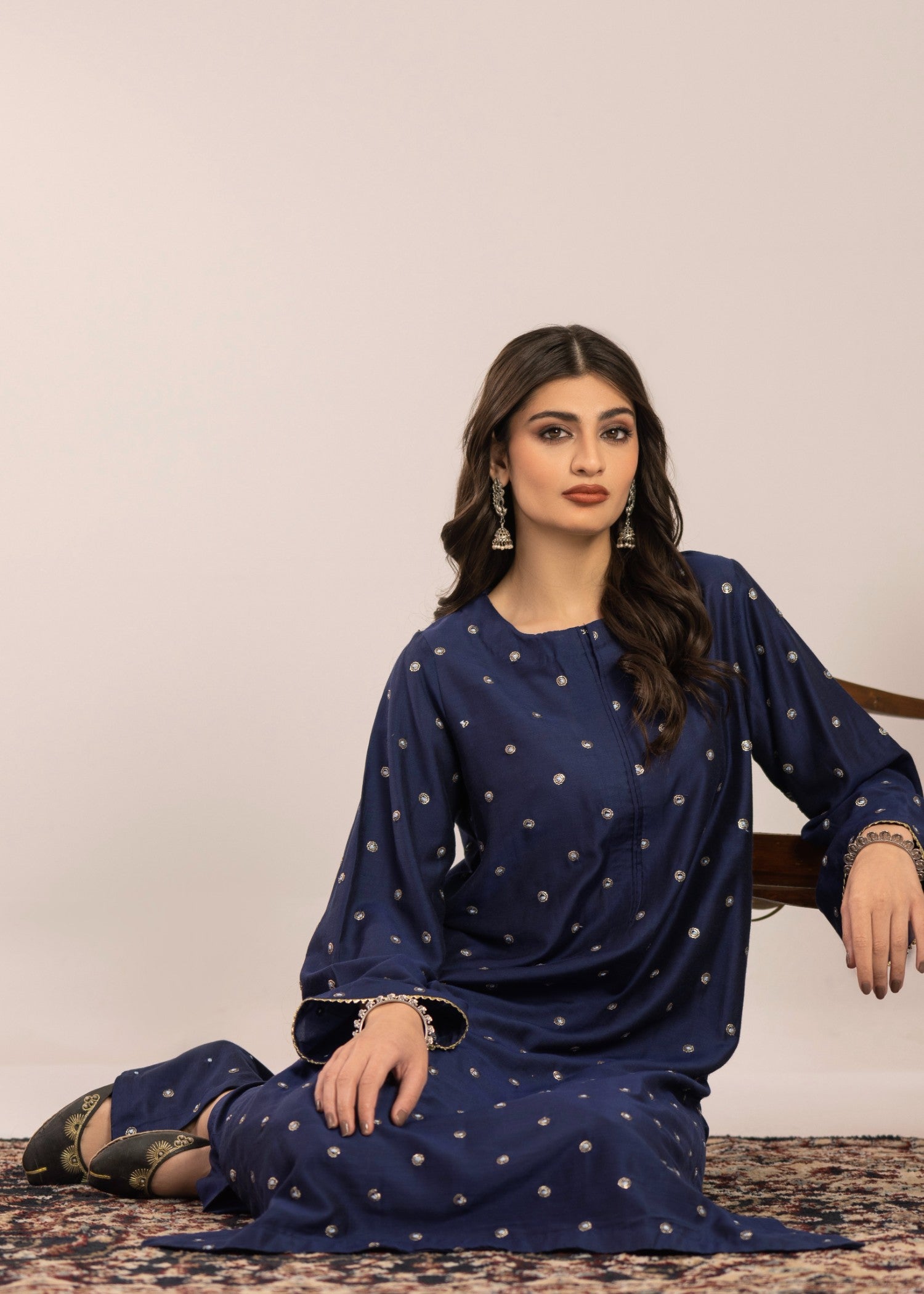 Miandad Fabrics EMB PV7 01 Women 2pcs