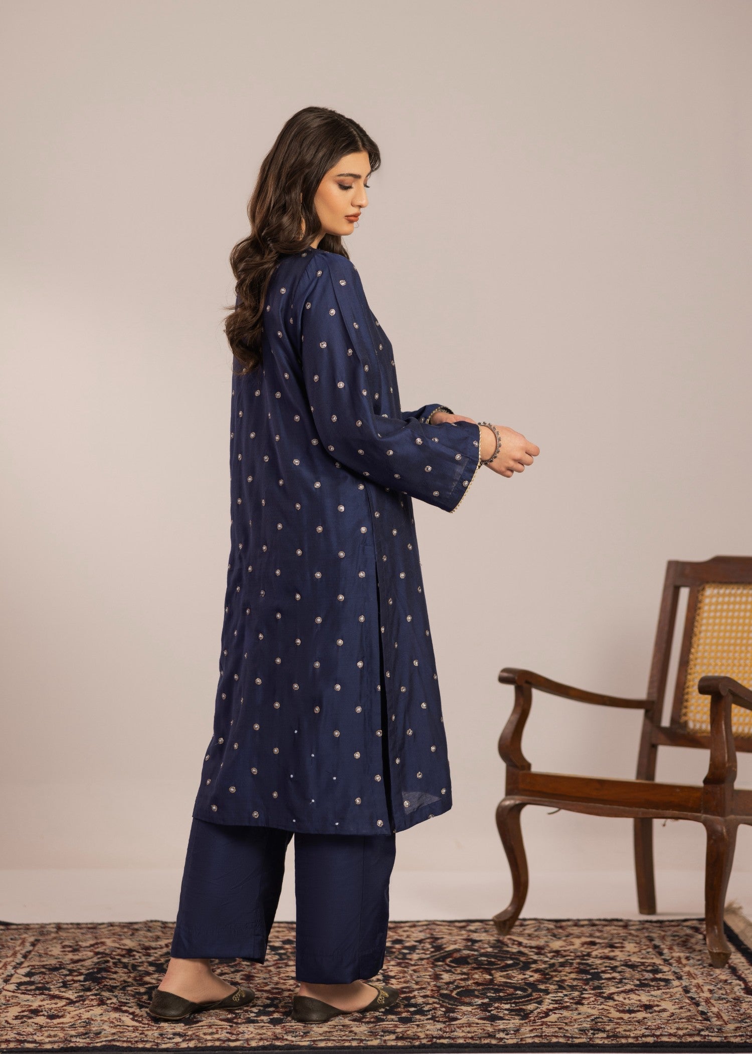 Miandad Fabrics EMB PV7 01 Women 2pcs