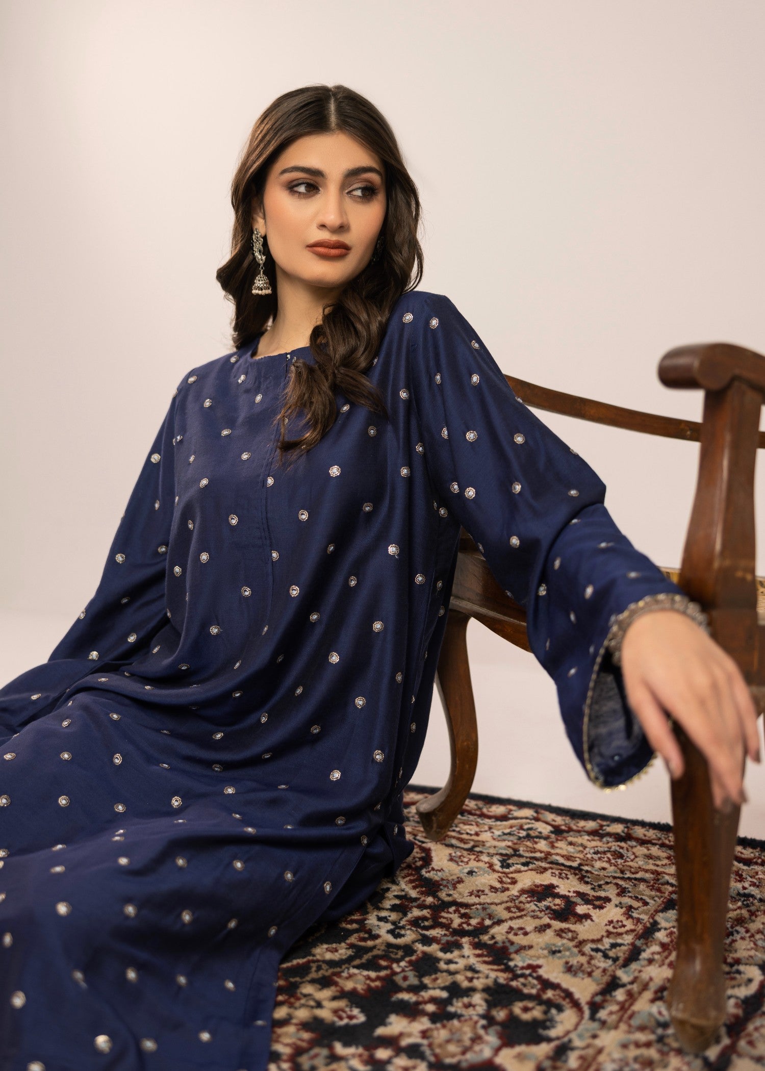 Miandad Fabrics EMB PV7 01 Women 2pcs