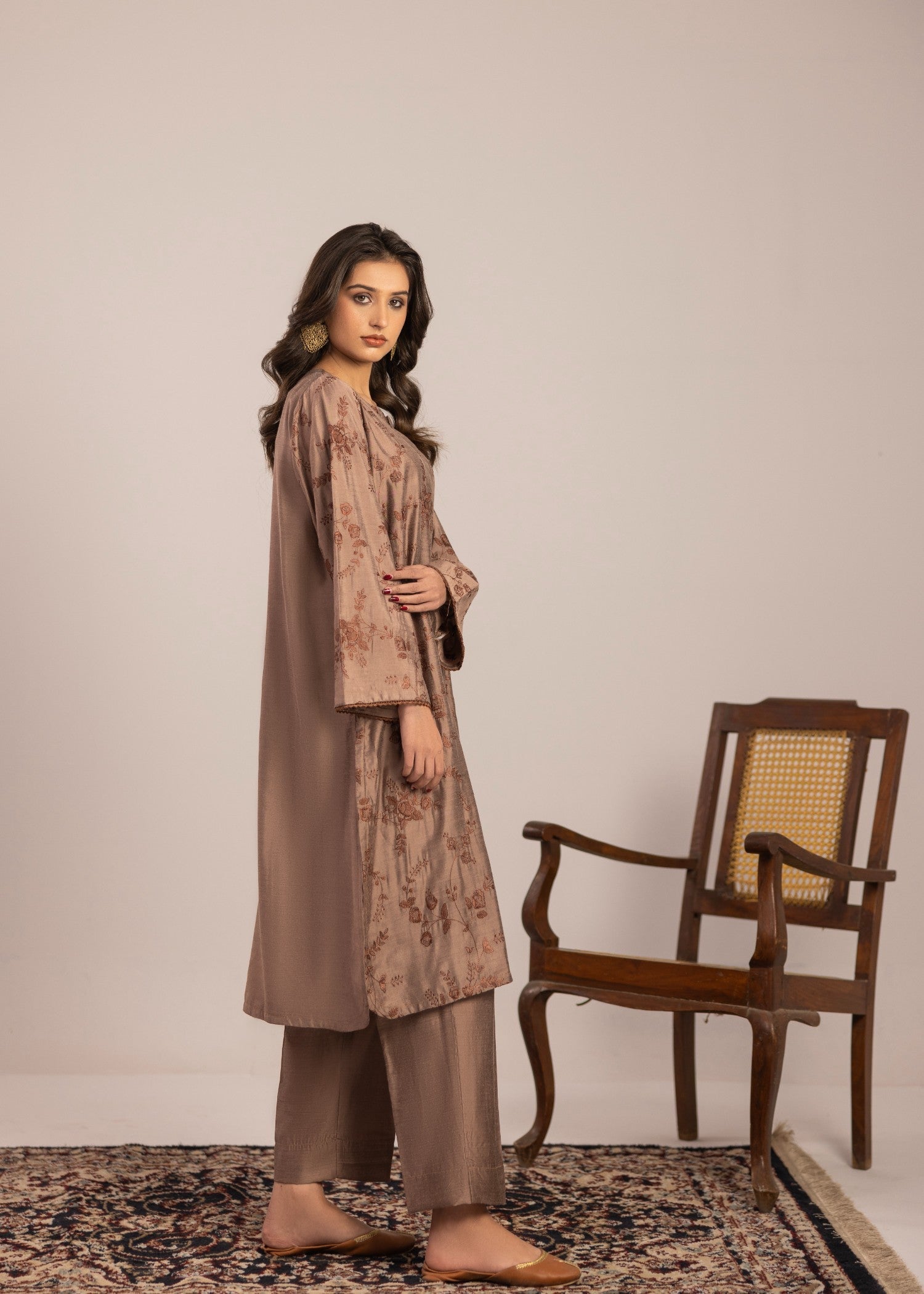 Miandad Fabrics EMB PV7 02 Women 2pcs