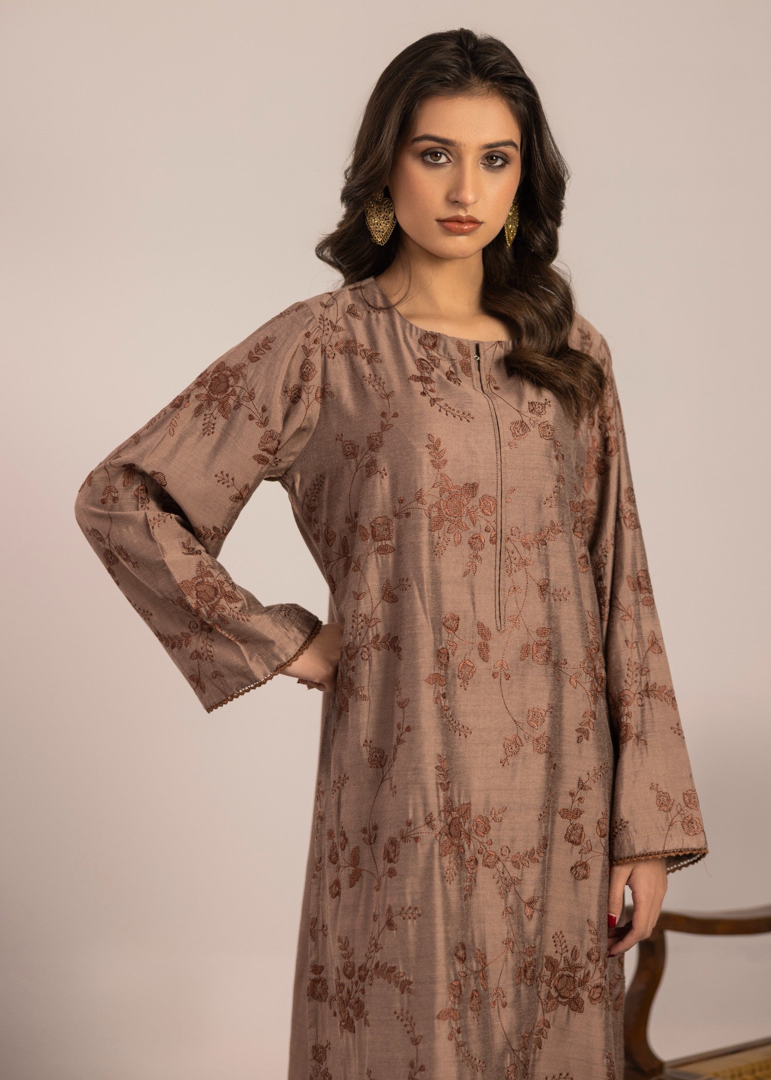 Miandad Fabrics EMB PV7 02 Women 2pcs