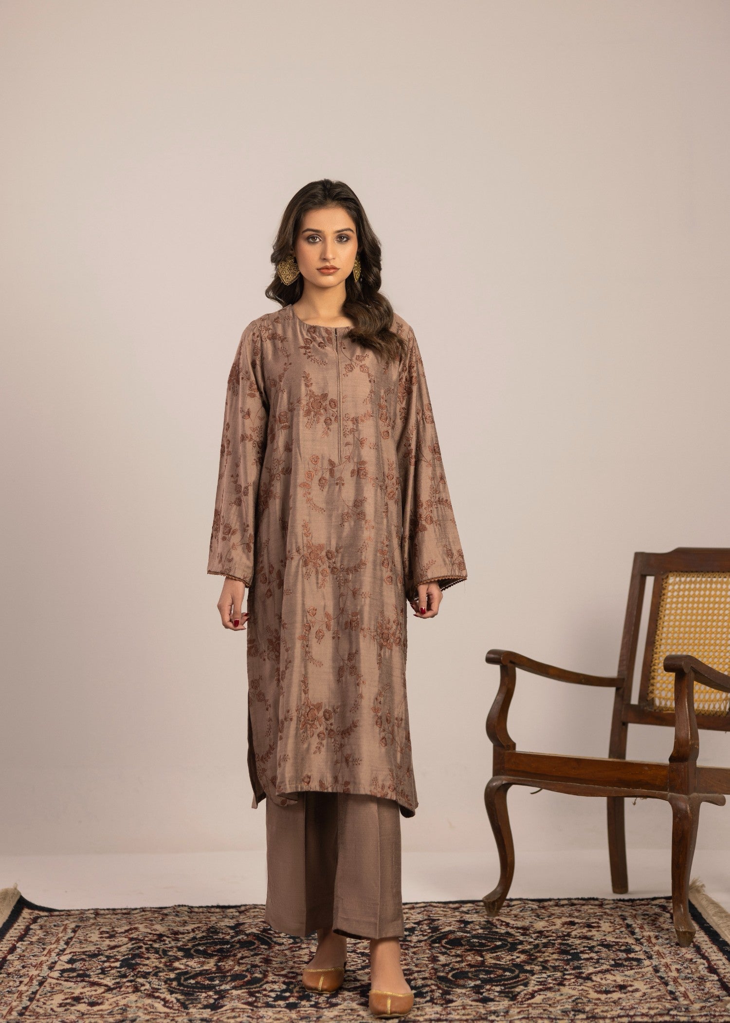 Miandad Fabrics EMB PV7 02 Women 2pcs