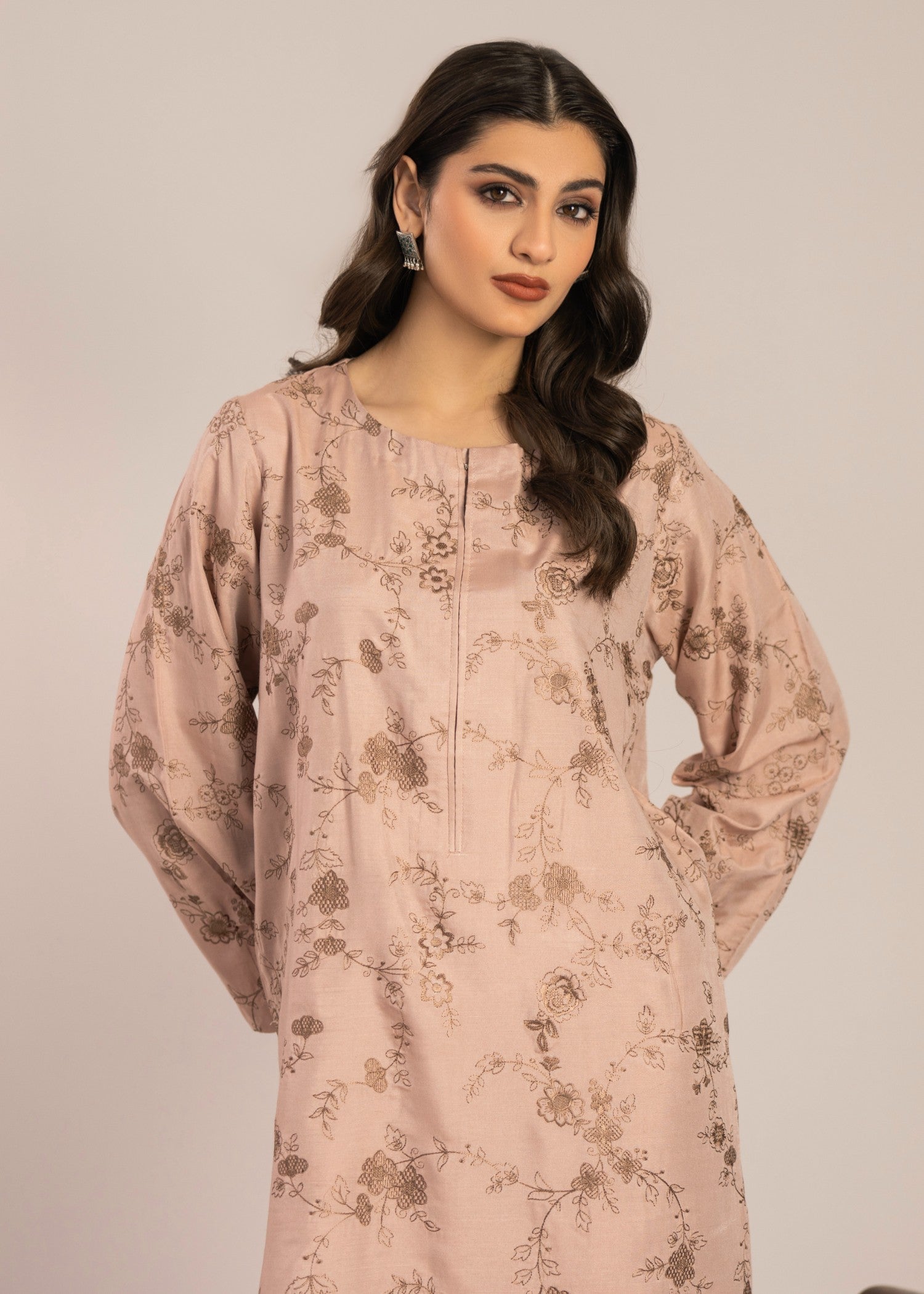 Miandad Fabrics EMB PV7 03 Women 2pcs