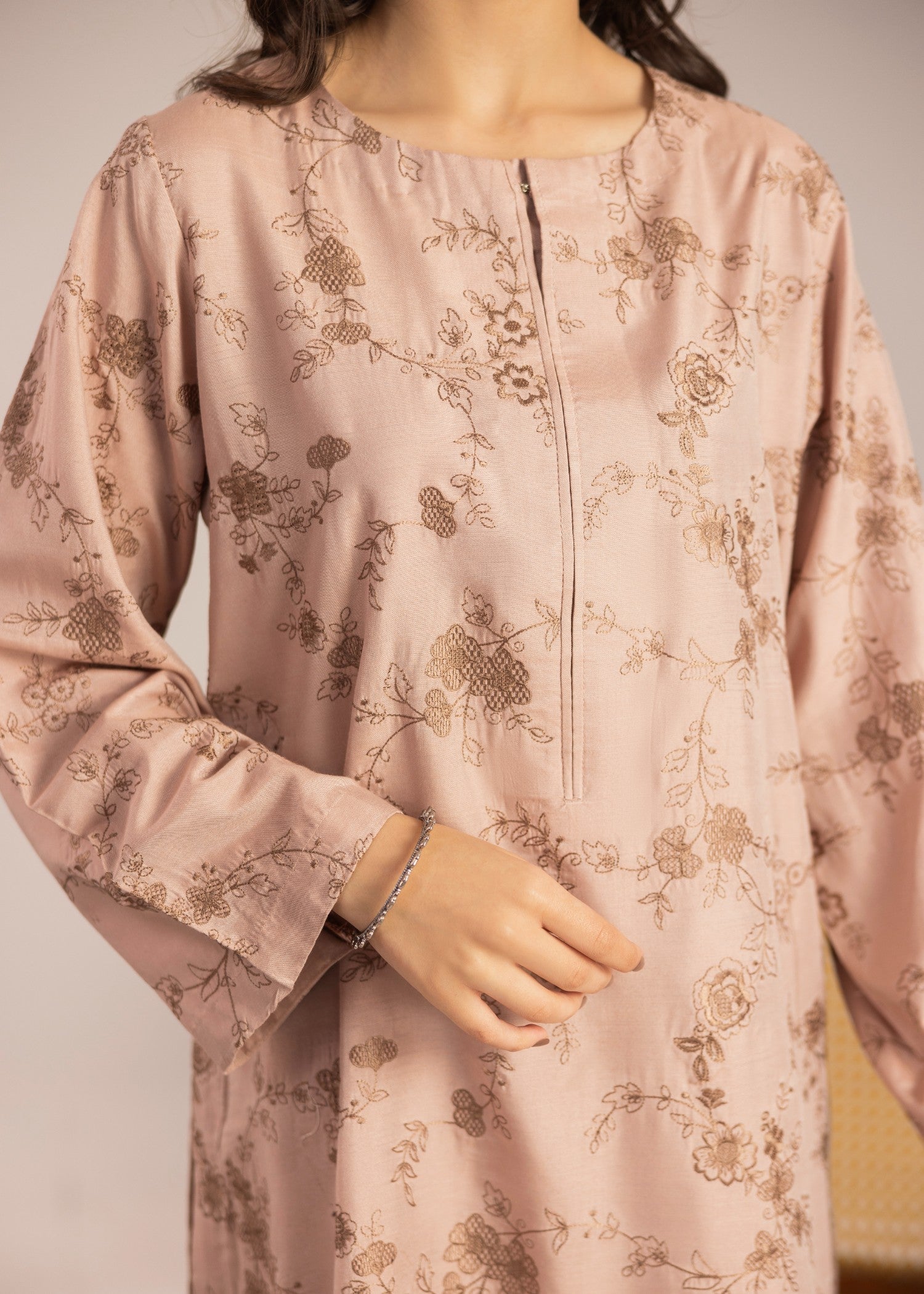 Miandad Fabrics EMB PV7 03 Women 2pcs