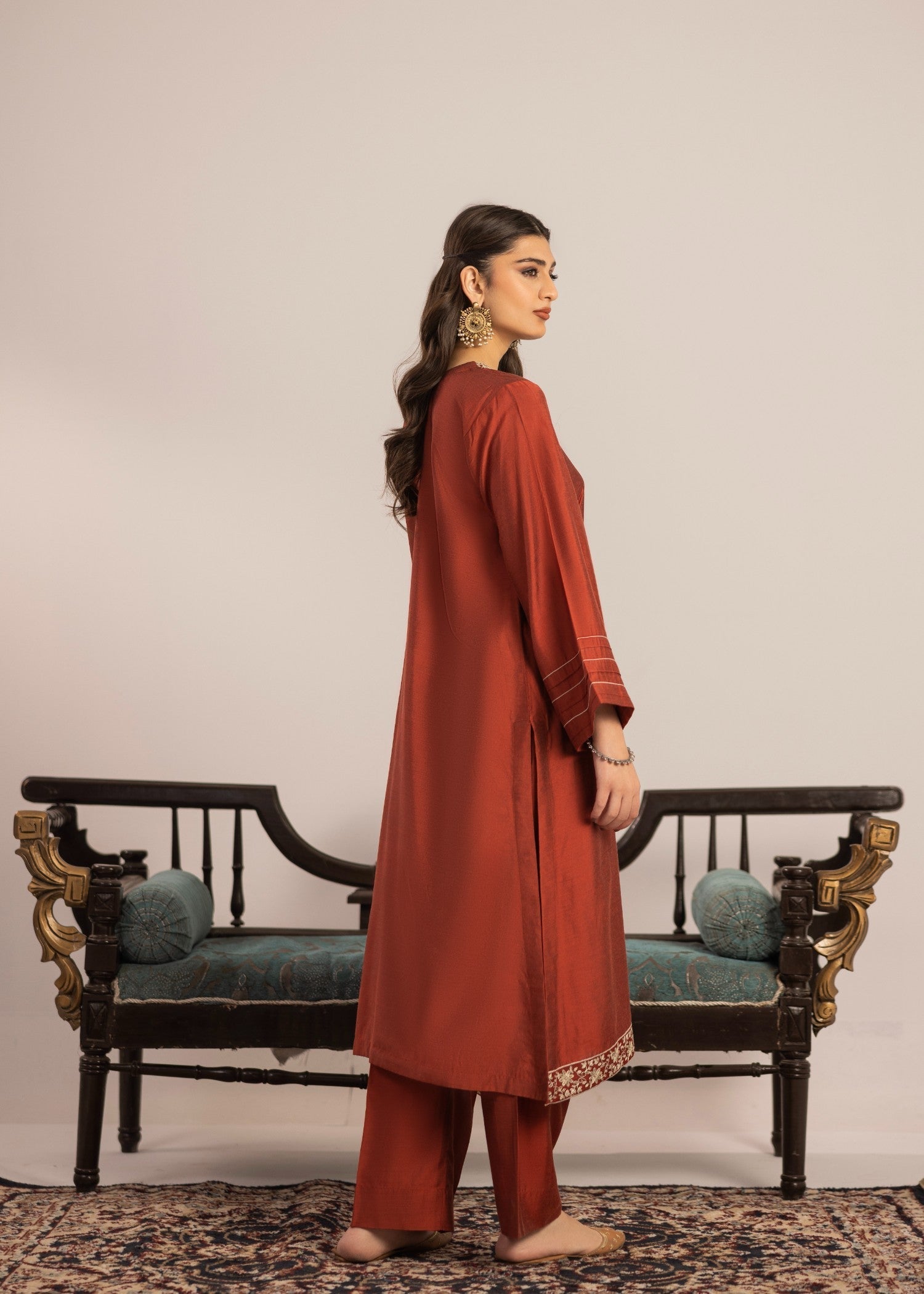 Miandad Fabrics EMB PV7 04 Women 2pcs